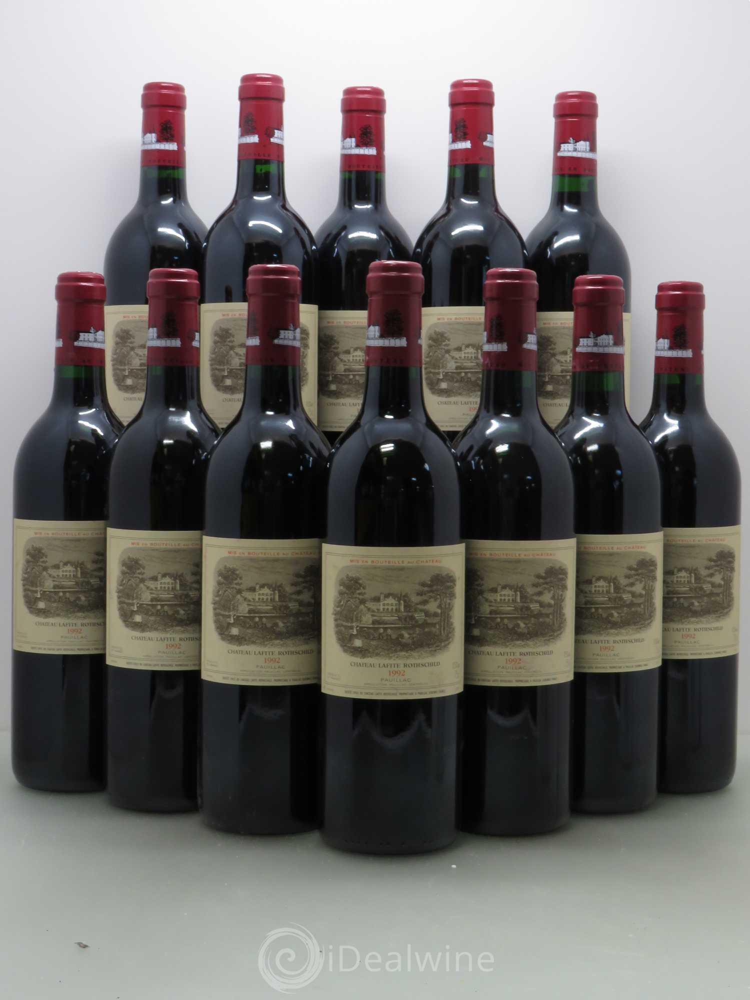 Château Lafite Rothschild 1er Grand Cru Classé 1992 - Lot de 12 bouteilles - 0