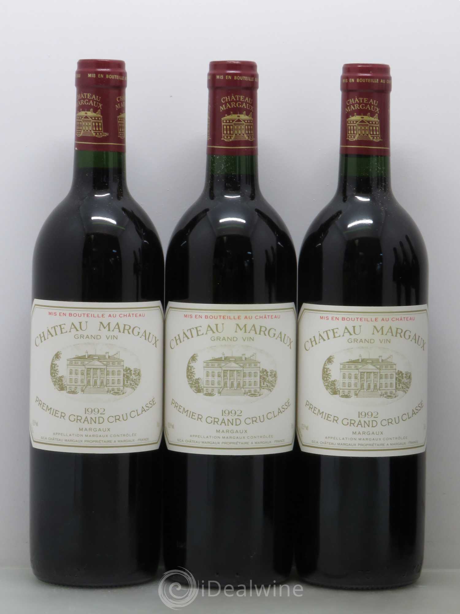 Château Margaux 1er Grand Cru Classé 1992 - Lot de 12 bouteilles - 3
