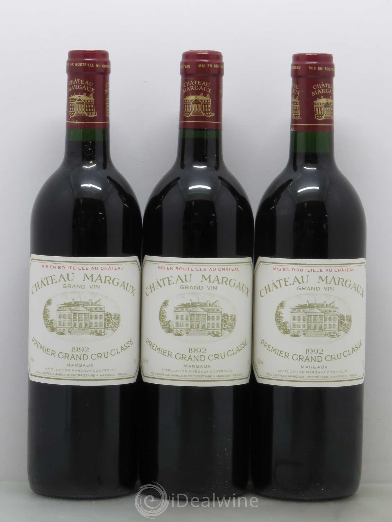 Château Margaux 1er Grand Cru Classé 1992 - Lot de 12 bouteilles - 4