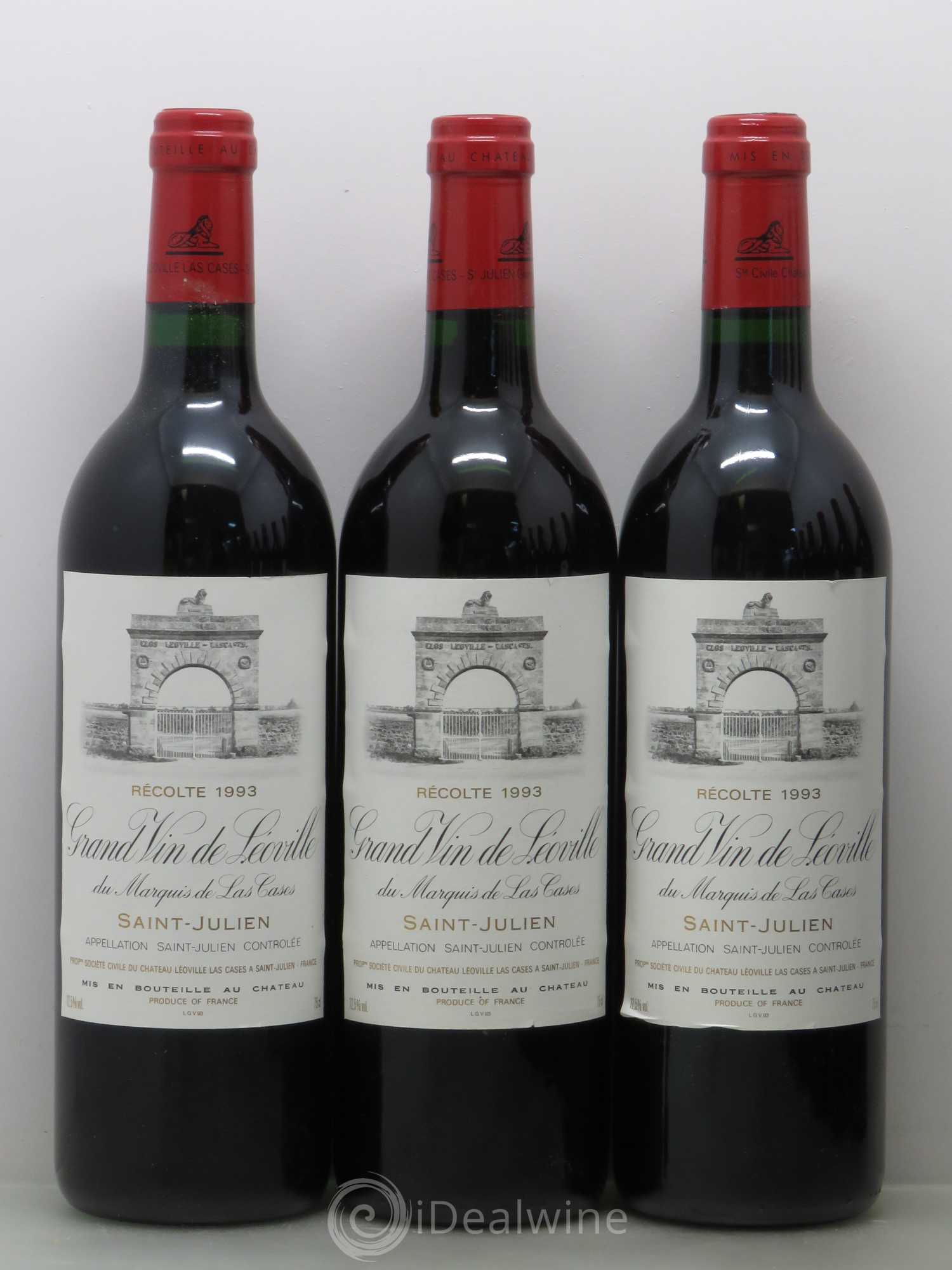 Château Léoville Las Cases 2ème Grand Cru Classé 1993 - Lot de 12 bouteilles - 2