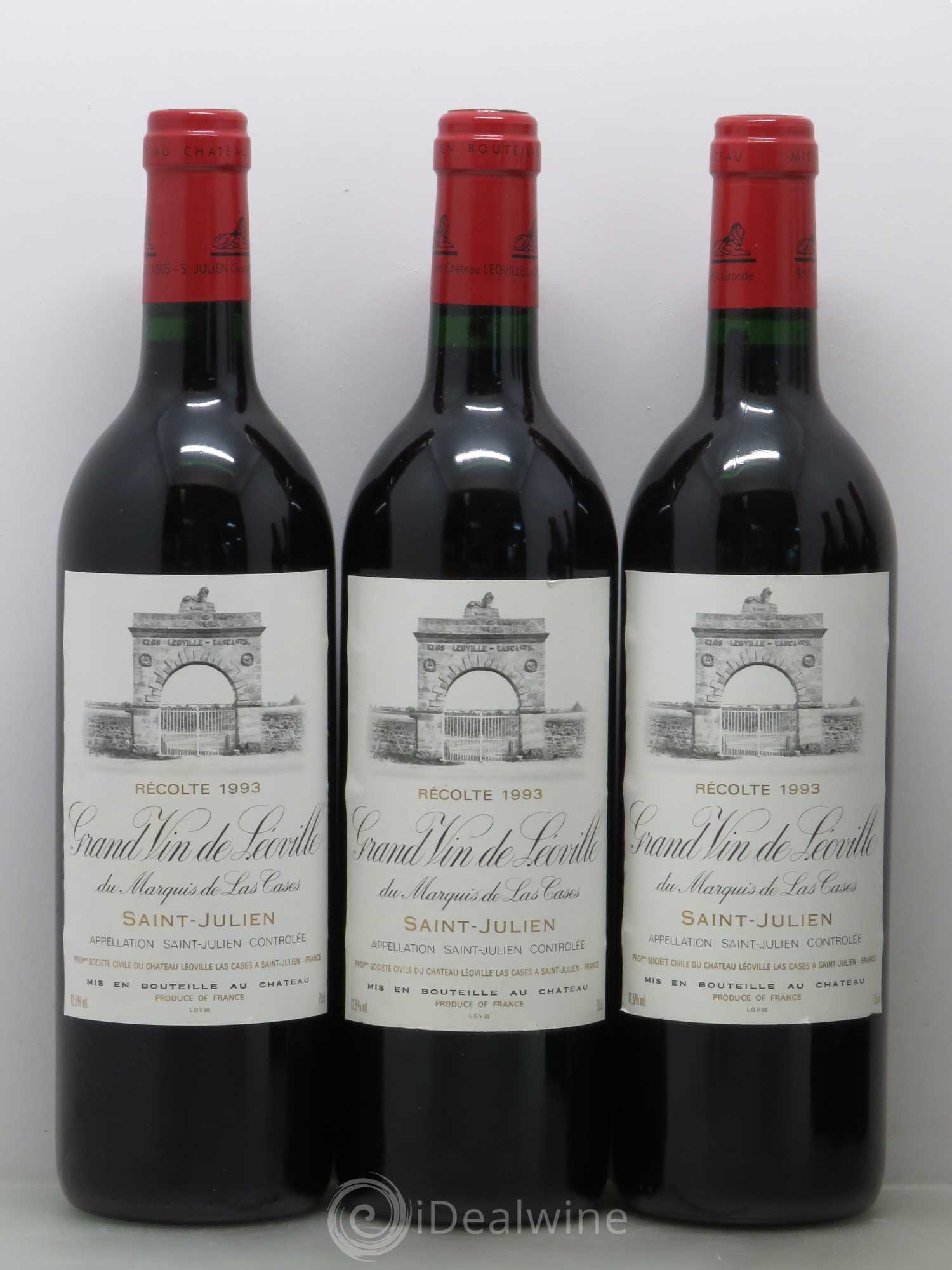 Château Léoville Las Cases 2ème Grand Cru Classé 1993 - Lot de 12 bouteilles - 3