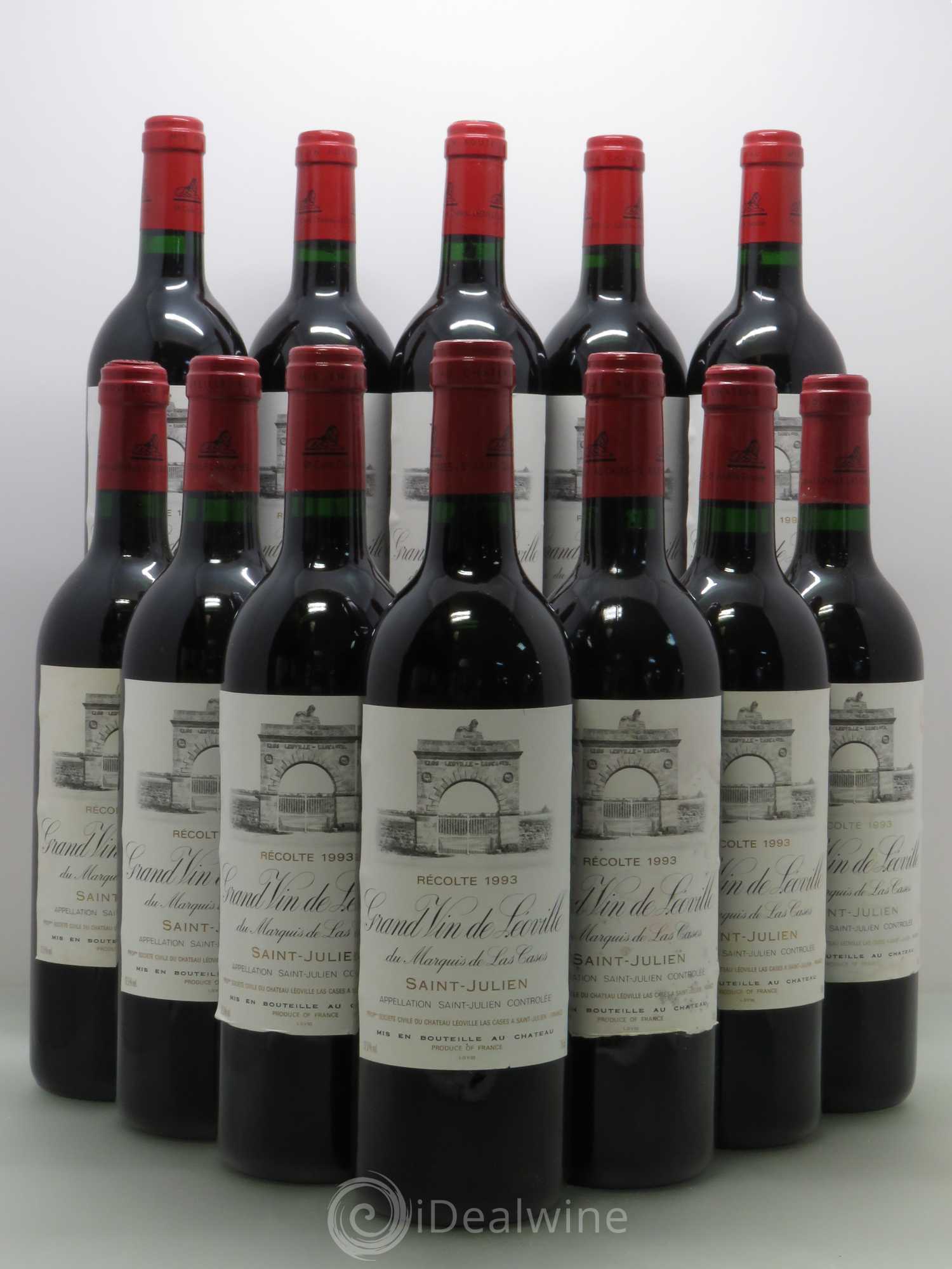 Château Léoville Las Cases 2ème Grand Cru Classé 1993 - Lot de 12 bouteilles - 0