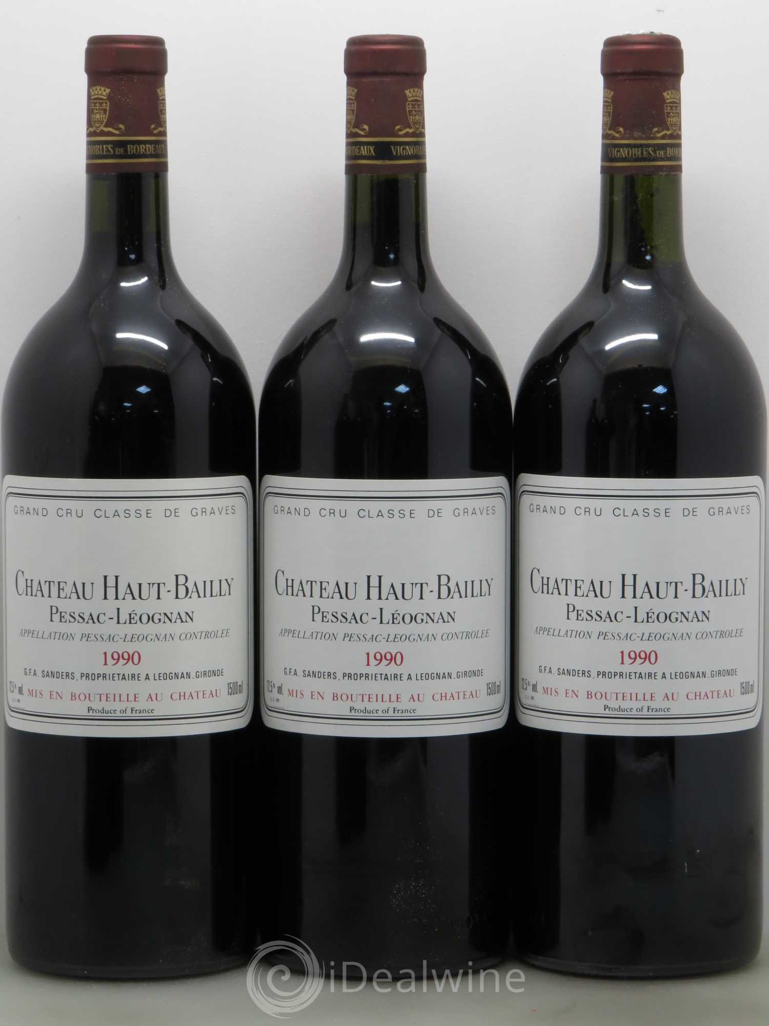Château Haut-Bailly Cru Classé de Graves 1990 - Lot de 6 magnums - 2