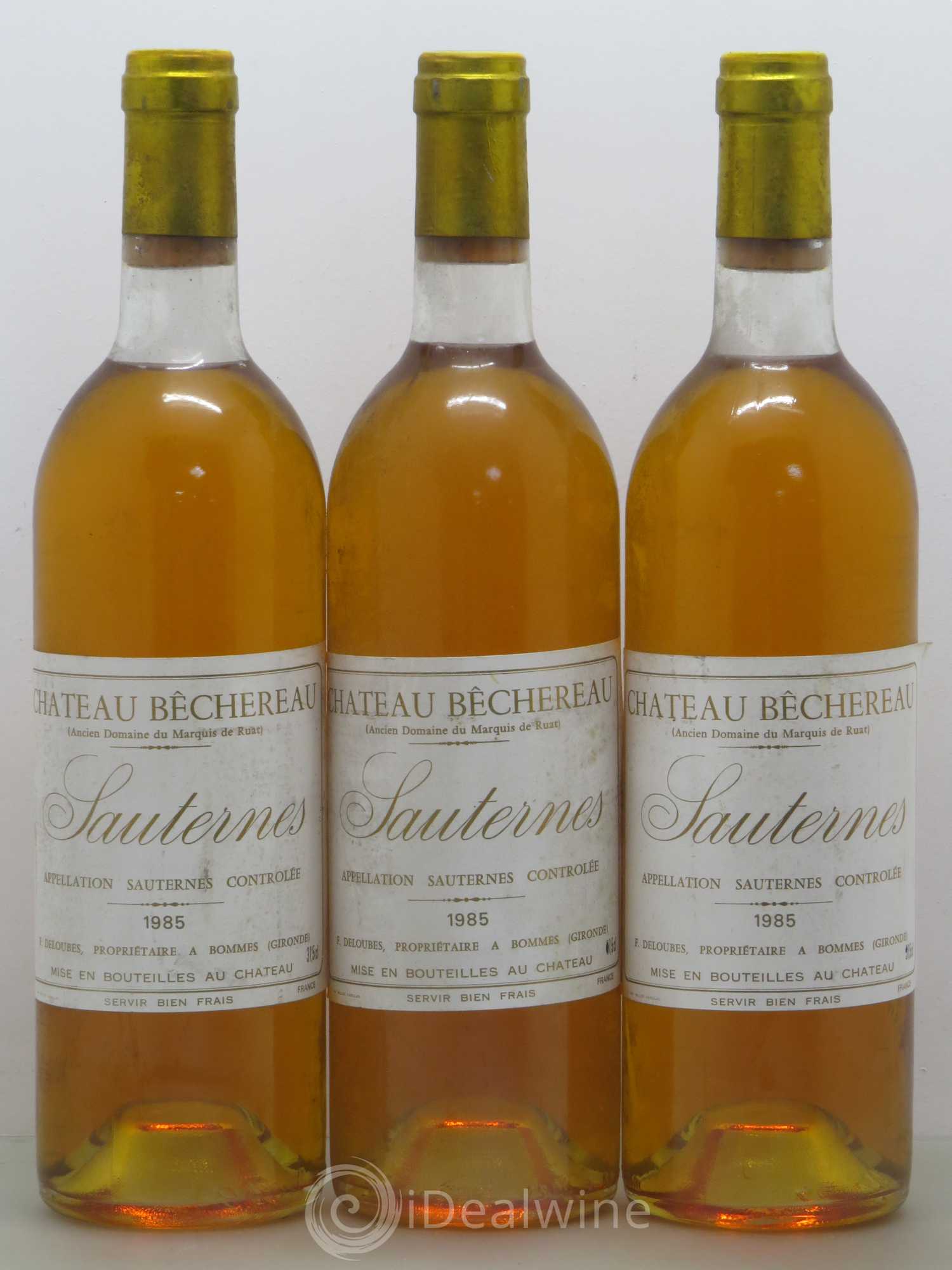 Sauternes Château Bechereau (sans prix de réserve) 1985 - Lotto di 12 bottiglie - 2