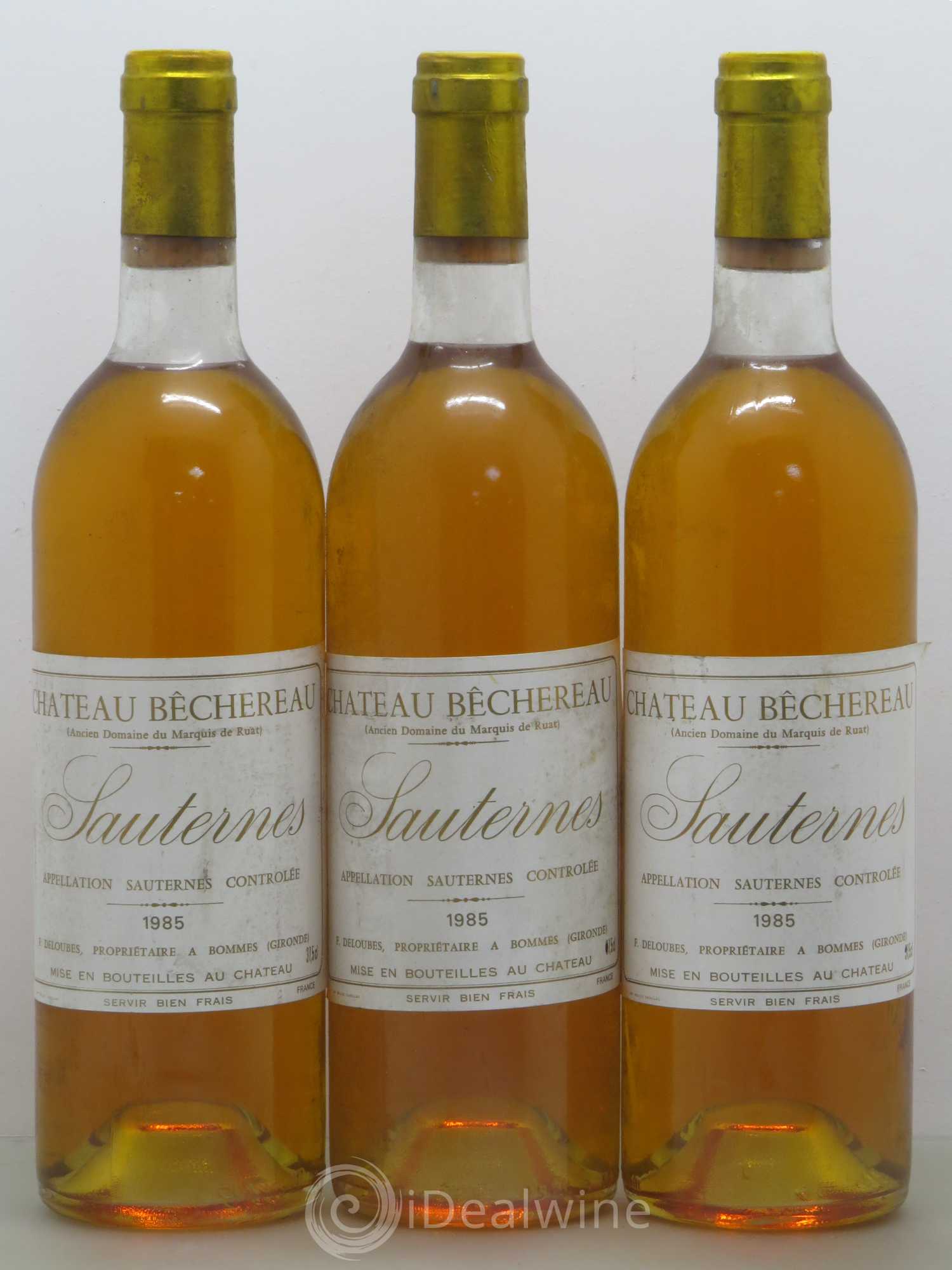 Sauternes Château Bechereau (sans prix de réserve) 1985 - Lotto di 12 bottiglie - 4