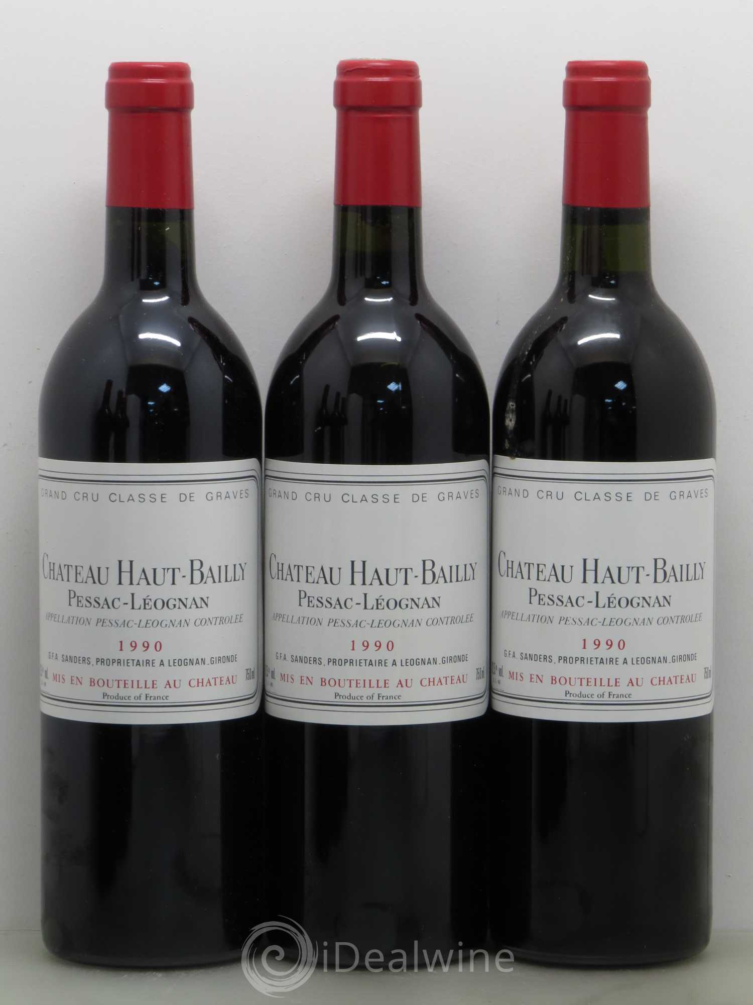 Château Haut-Bailly Cru Classé de Graves 1990 - Lot de 12 bouteilles - 2