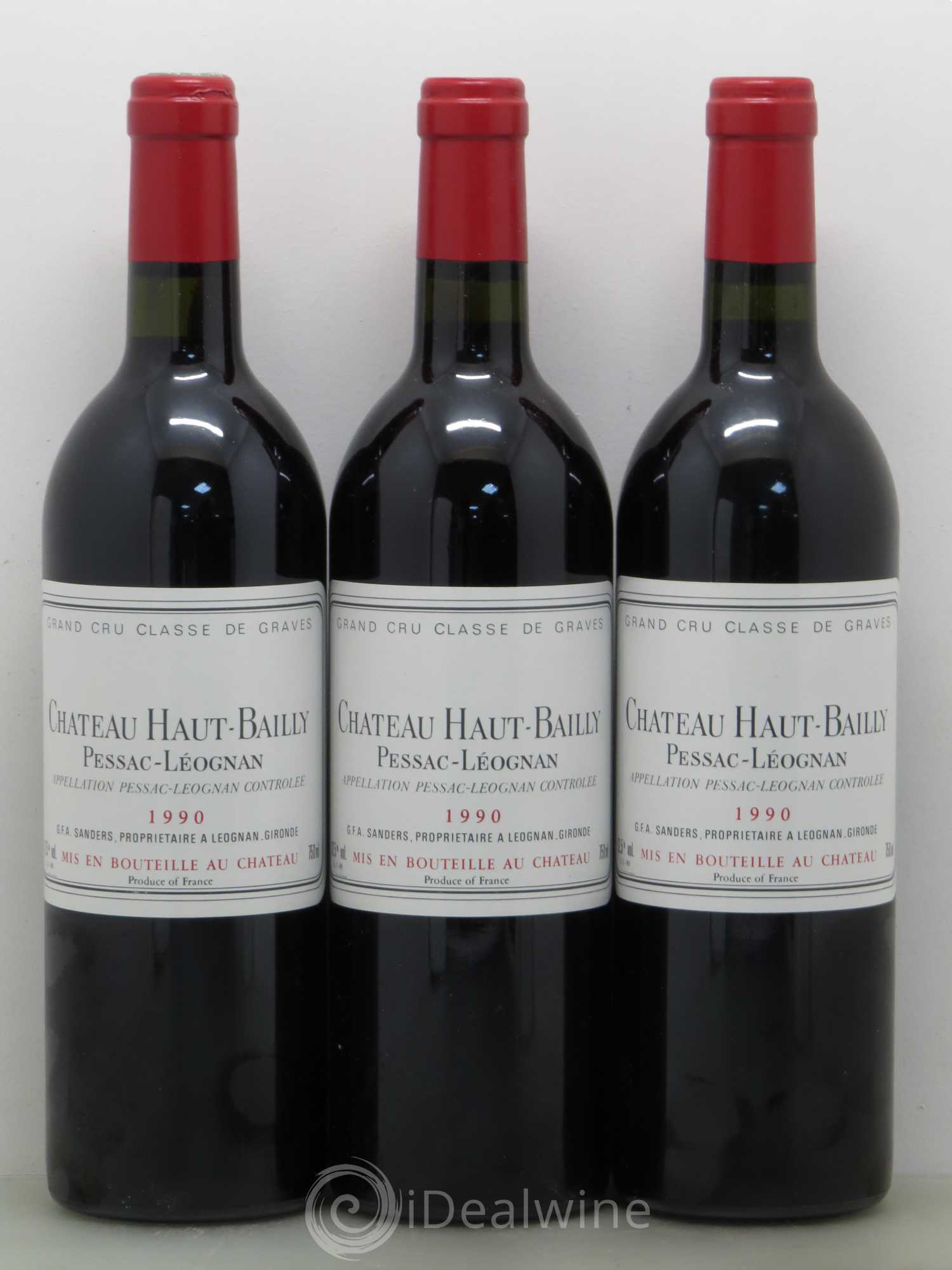 Château Haut-Bailly Cru Classé de Graves 1990 - Lot de 12 bouteilles - 3