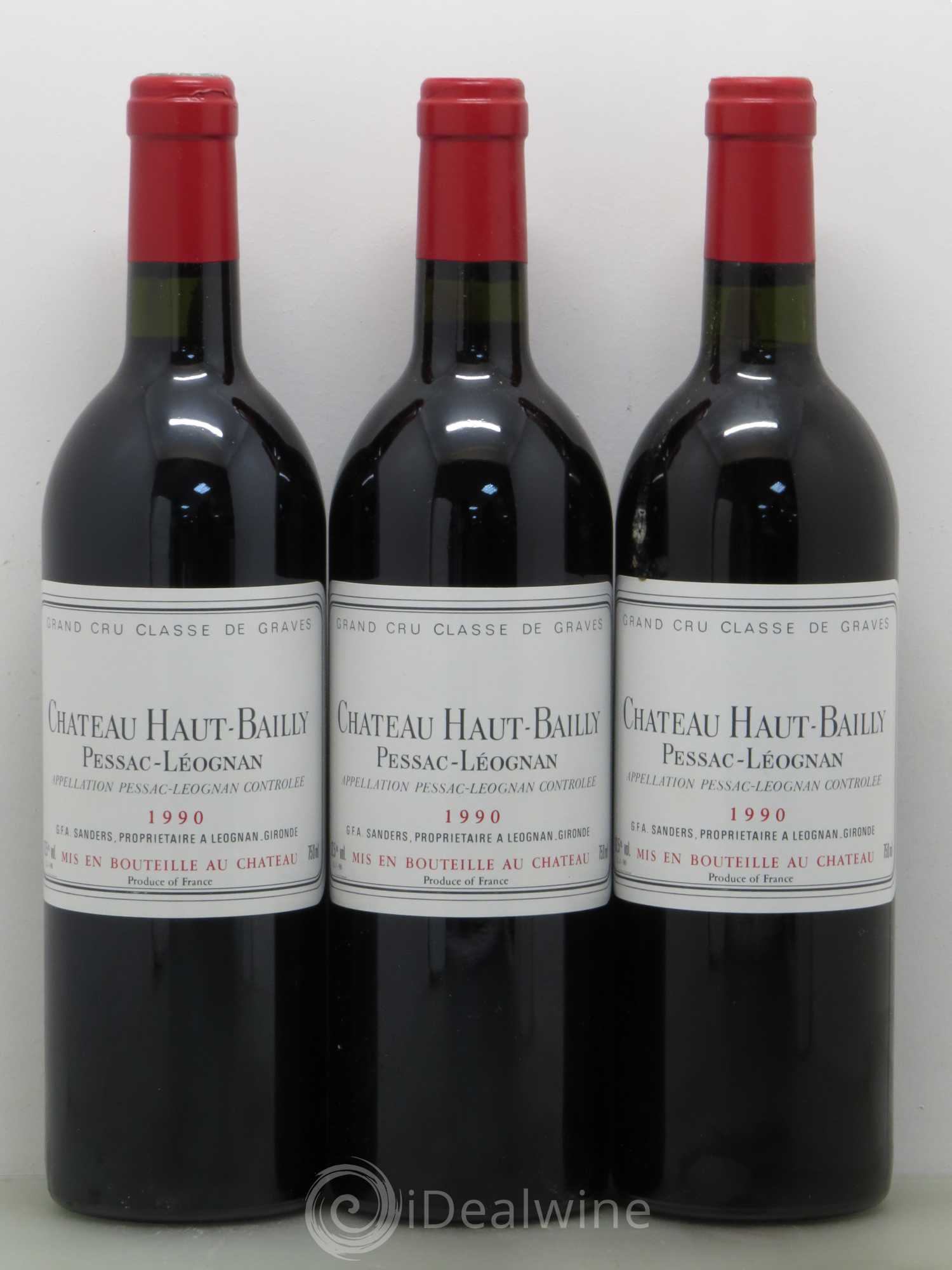 Château Haut-Bailly Cru Classé de Graves 1990 - Lot de 12 bouteilles - 4