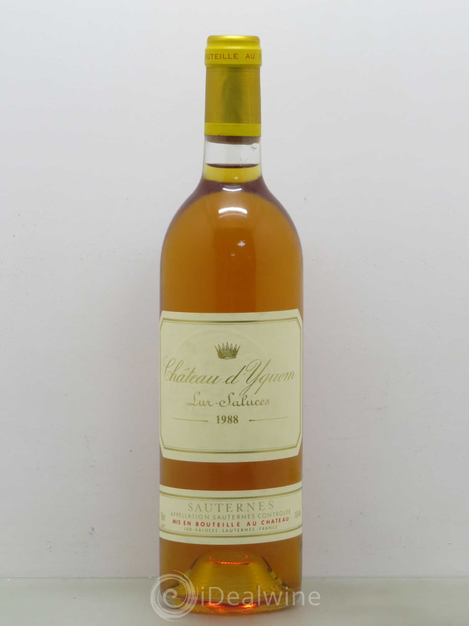 Château d' Yquem 1er Cru Classé Supérieur 1988 - Lotto di 1 bottiglia - 0
