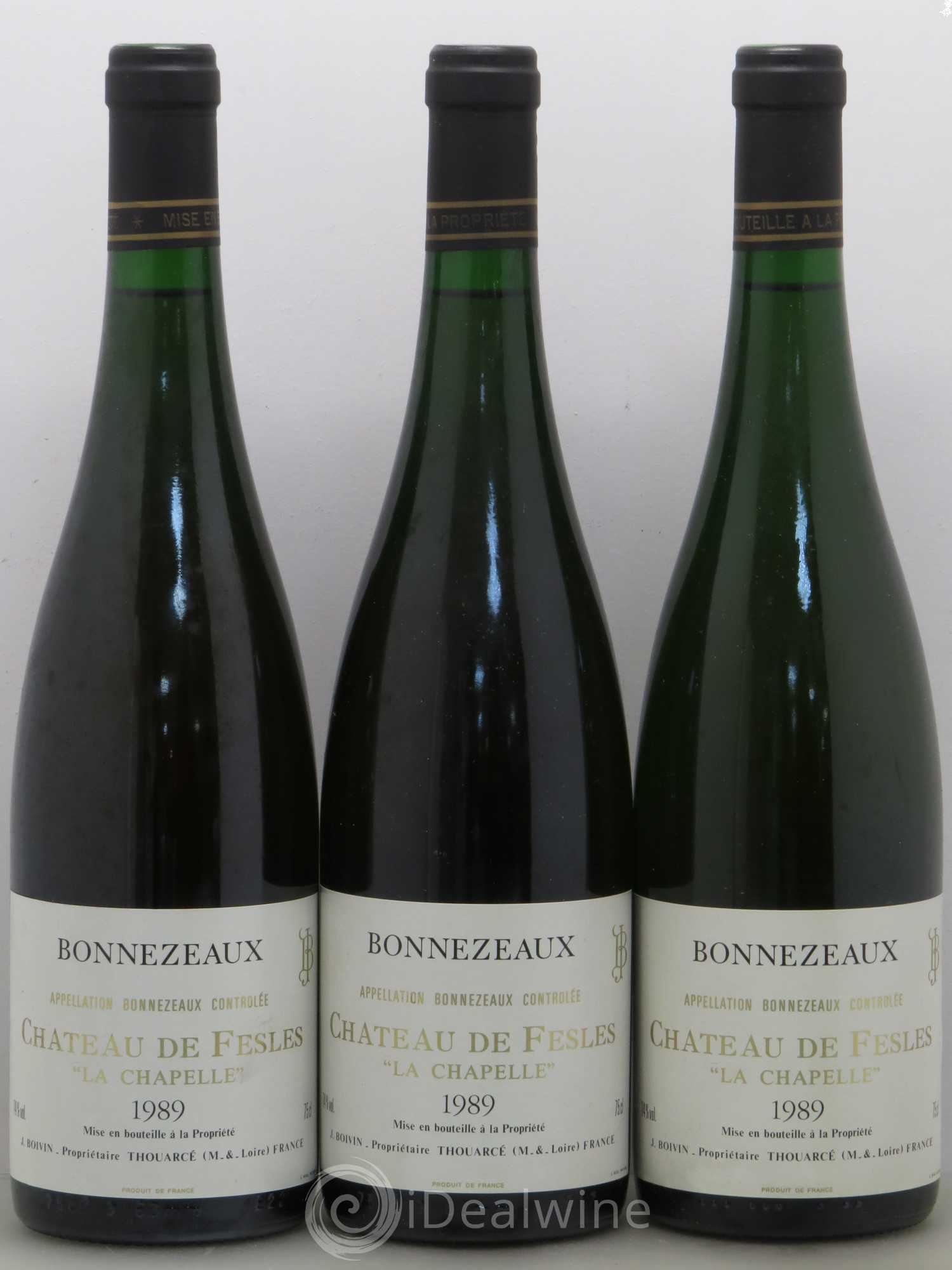 Bonnezeaux La Chapelle Château de Fesles 1989 - Lotto di 6 bottiglie - 2