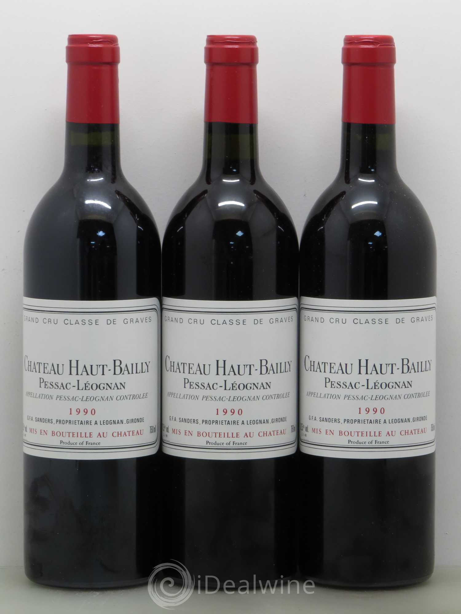 Château Haut-Bailly Cru Classé de Graves 1990 - Lot de 12 bouteilles - 2