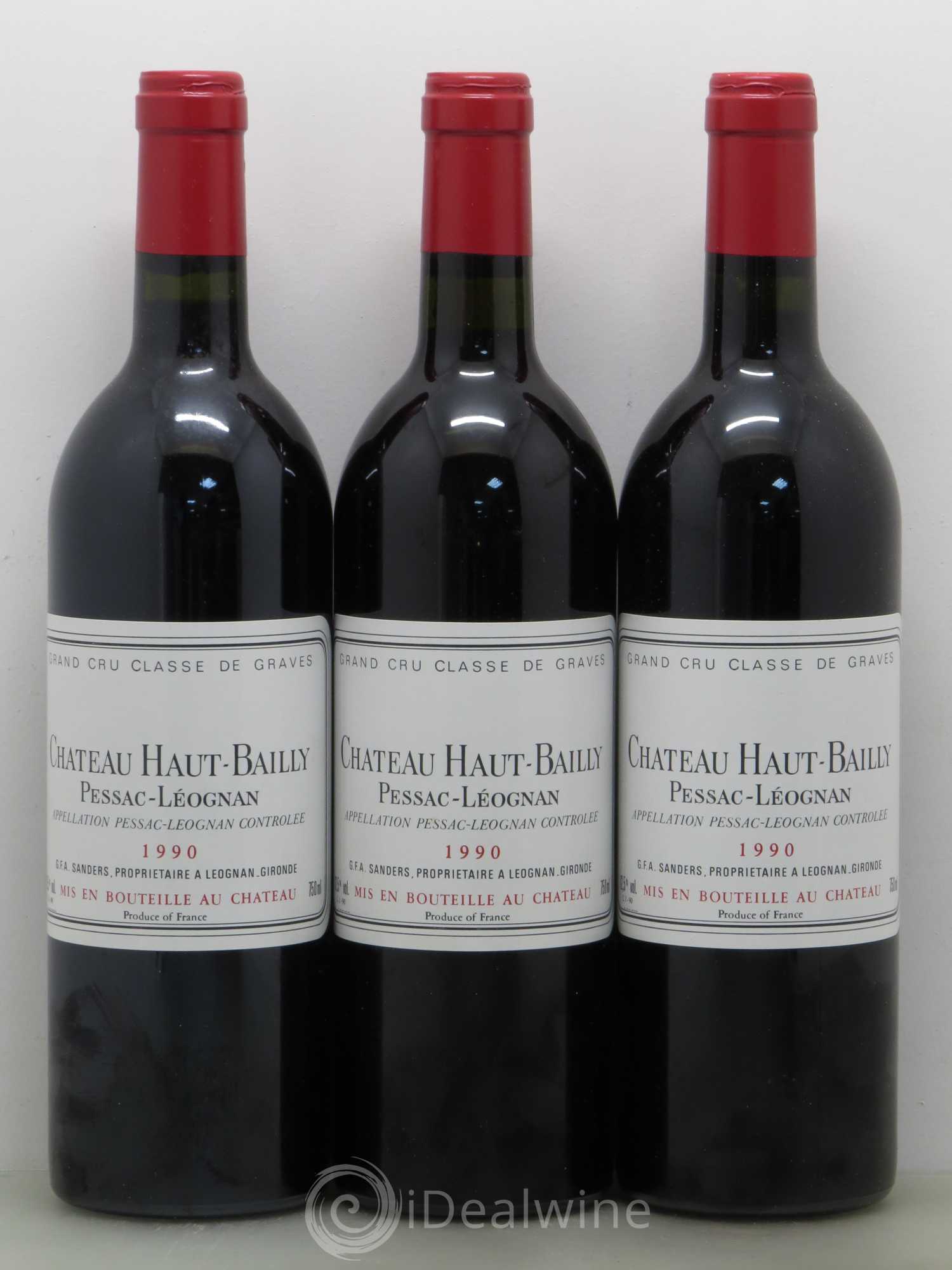 Château Haut-Bailly Cru Classé de Graves 1990 - Lot de 12 bouteilles - 3