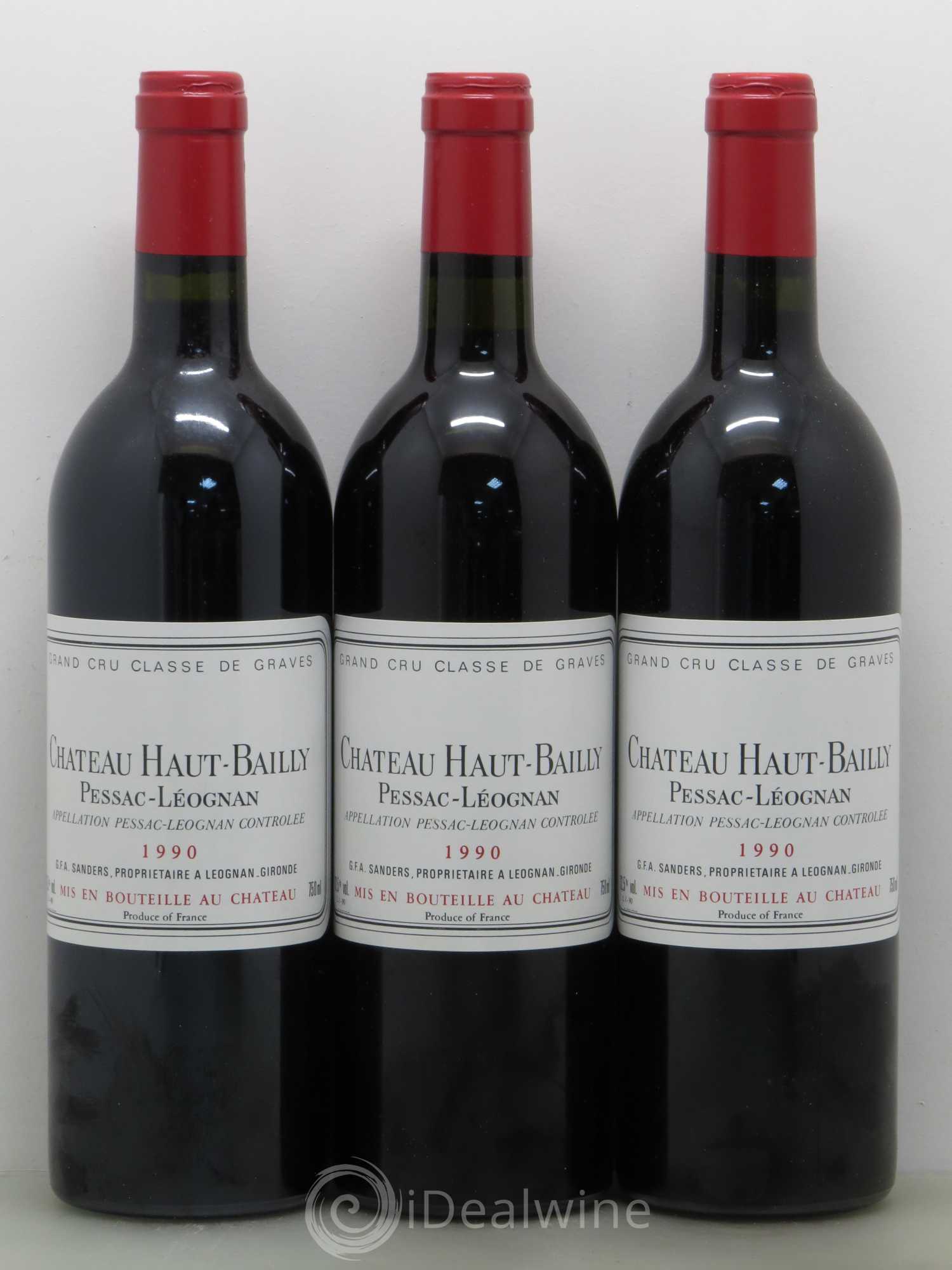 Château Haut-Bailly Cru Classé de Graves 1990 - Lot de 12 bouteilles - 4