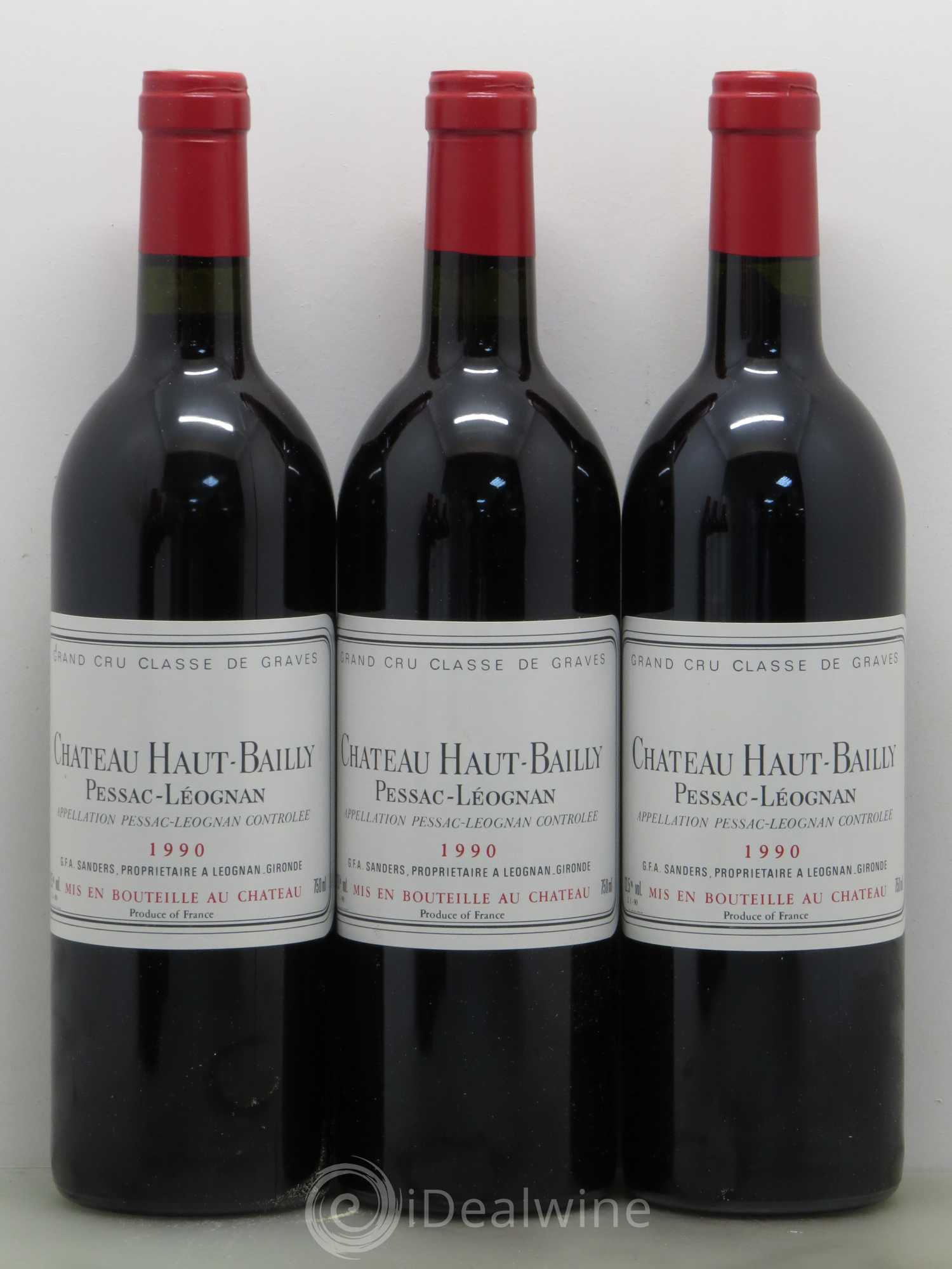 Château Haut-Bailly Cru Classé de Graves 1990 - Lot de 12 bouteilles - 2