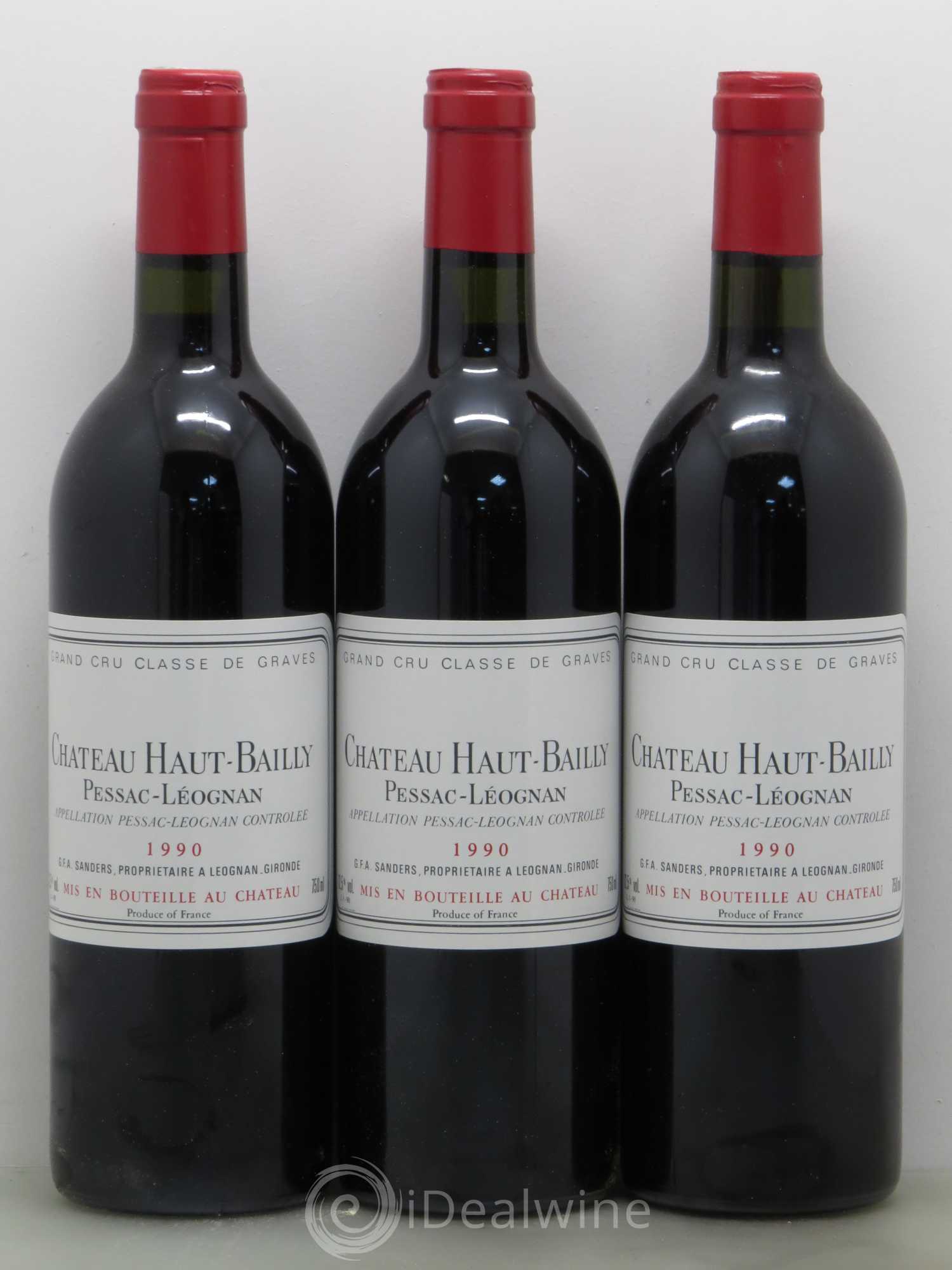 Château Haut-Bailly Cru Classé de Graves 1990 - Lot de 12 bouteilles - 3
