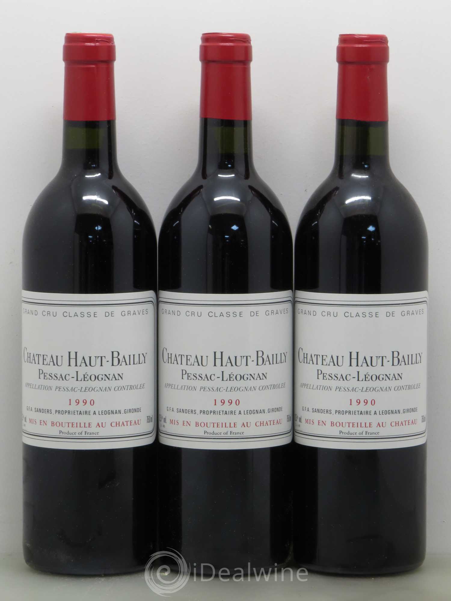 Château Haut-Bailly Cru Classé de Graves 1990 - Lot de 12 bouteilles - 4