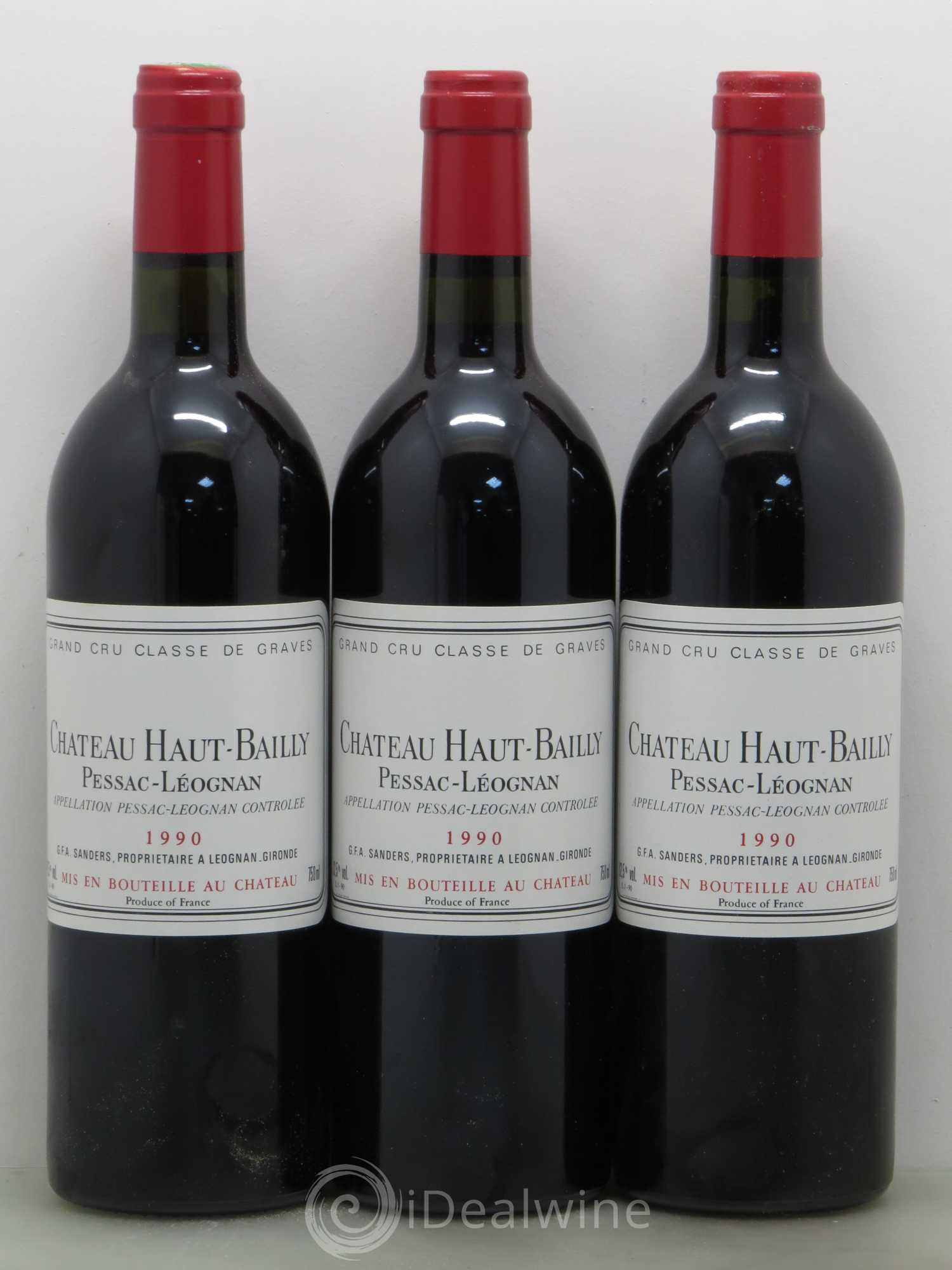 Château Haut-Bailly Cru Classé de Graves 1990 - Lot de 12 bouteilles - 2