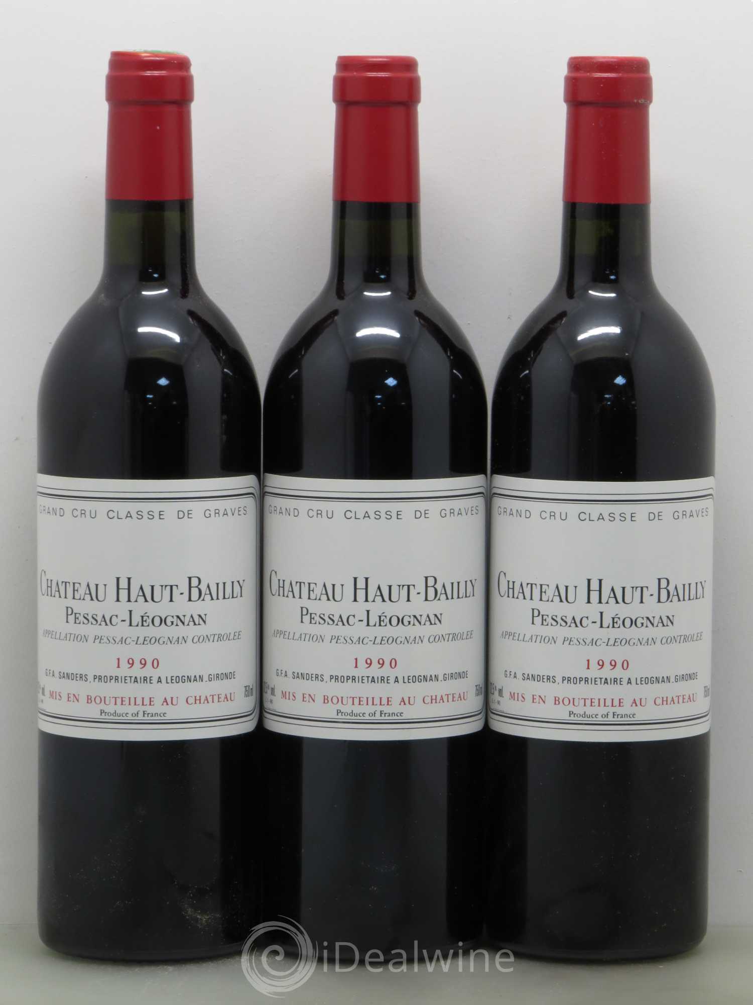 Château Haut-Bailly Cru Classé de Graves 1990 - Lot de 12 bouteilles - 3