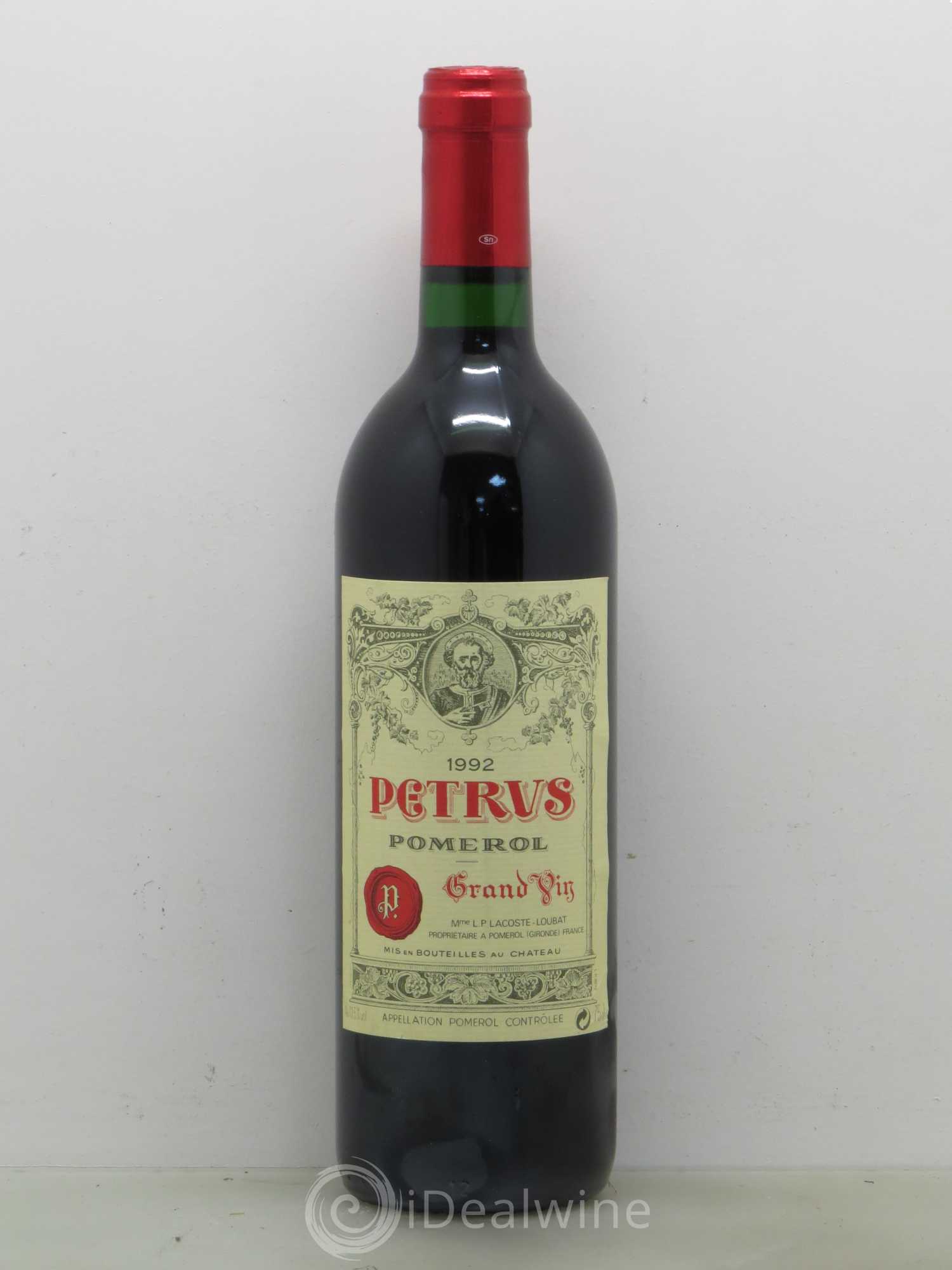 Petrus 1992 - Lot de 1 bouteille - 0