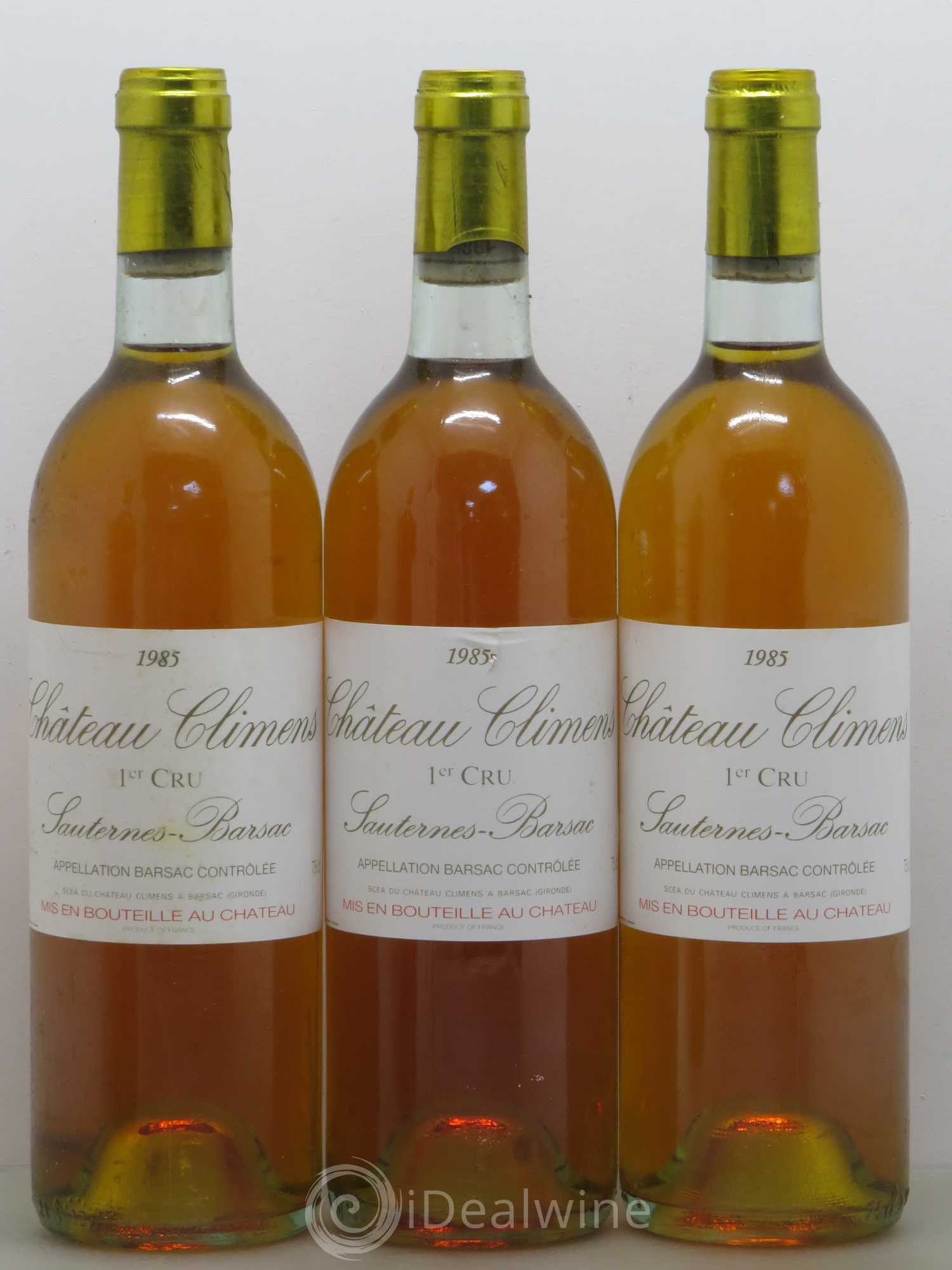 Château Climens 1er Grand Cru Classé 1985 - Lotto di 6 bottiglie - 1