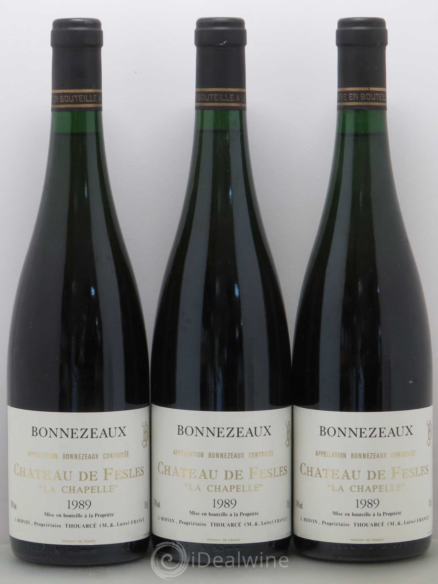 Bonnezeaux La Chapelle Château de Fesles 1989 - Lotto di 6 bottiglie - 1