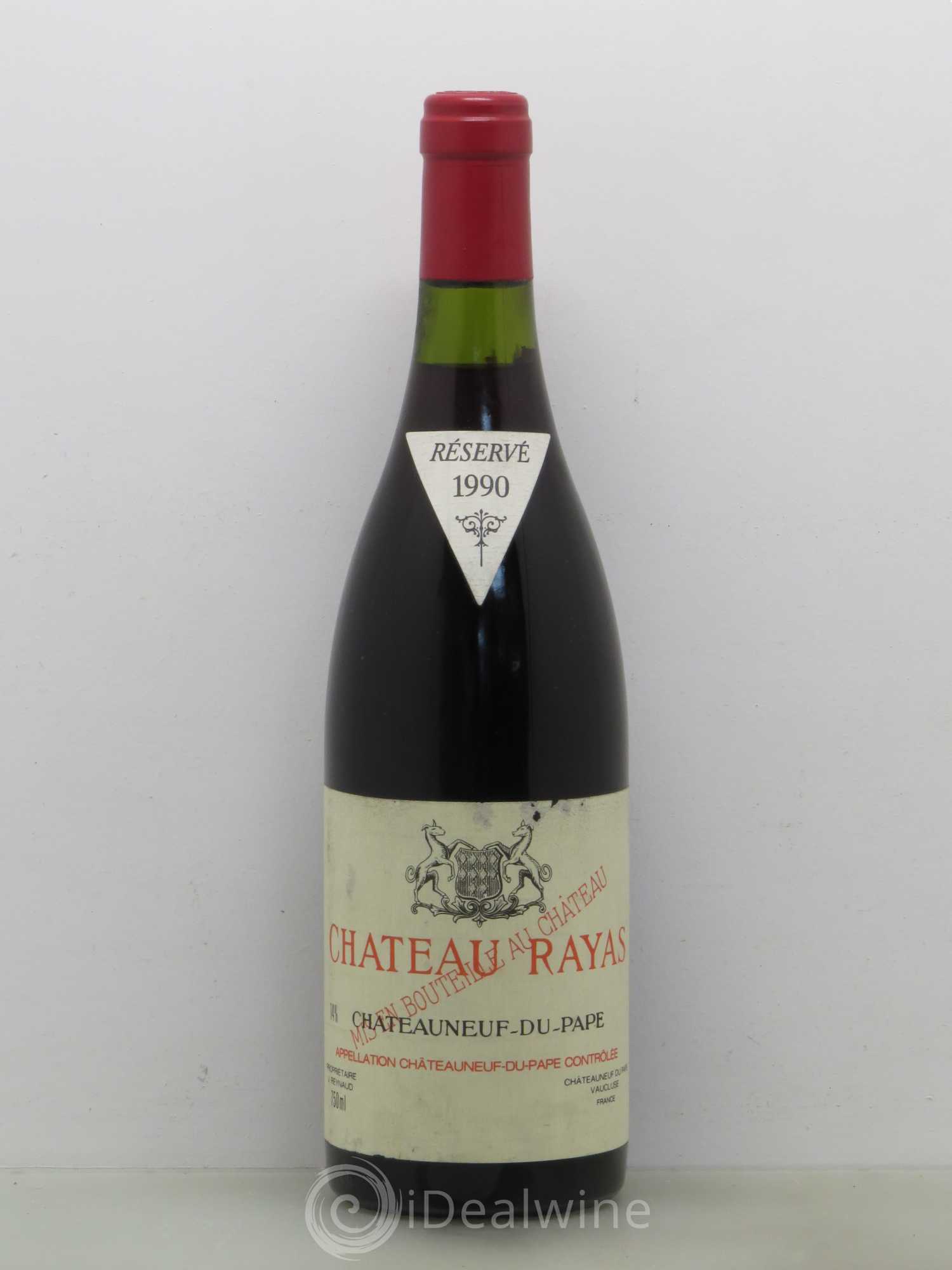 Châteauneuf-du-Pape Château Rayas Emmanuel Reynaud 1990 - Lot de 1 bouteille - 0