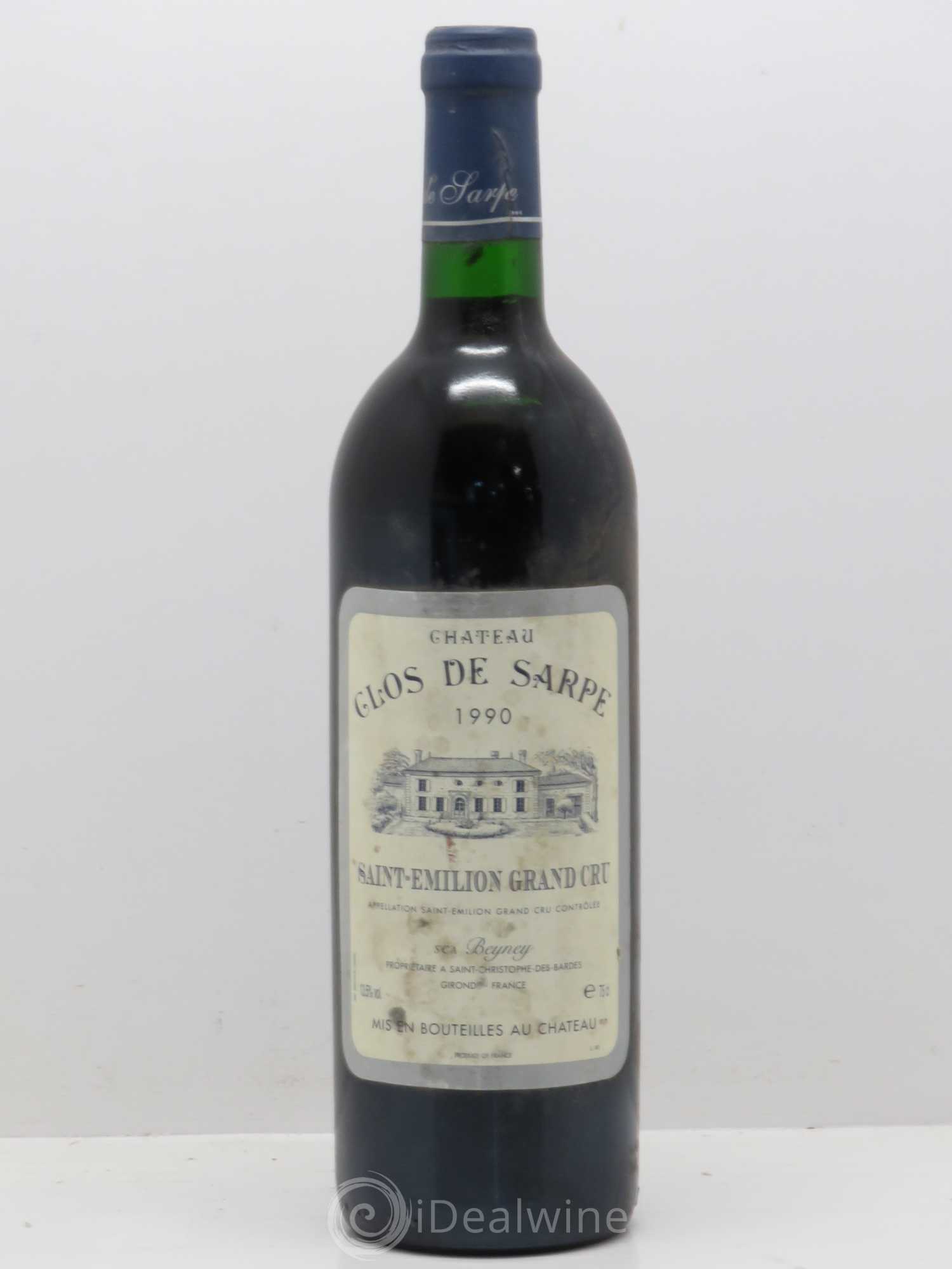 Clos de Sarpe Grand Cru Classé 1990 - Lot de 1 bouteille - 0
