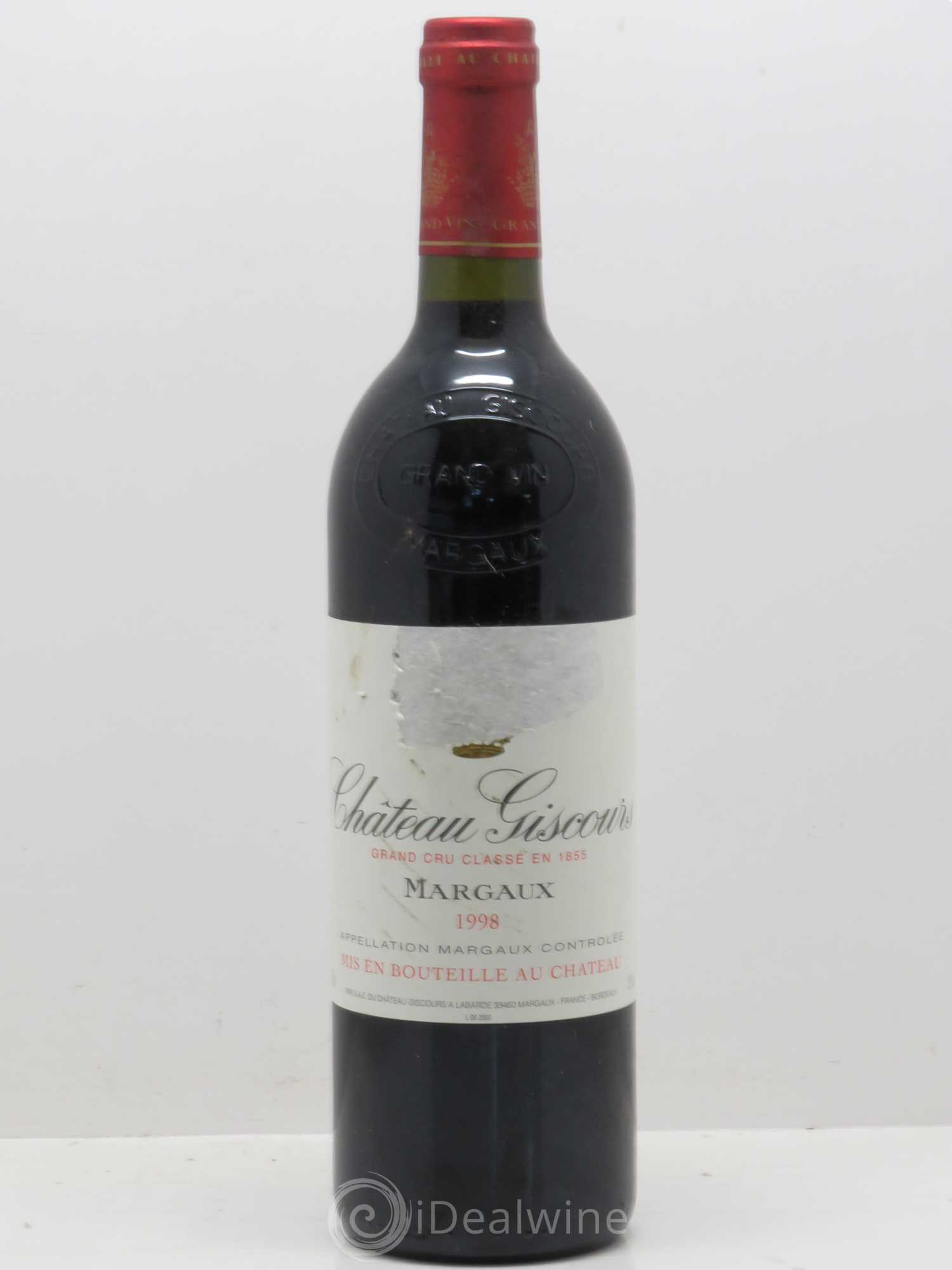 Château Giscours 3ème Grand Cru Classé 1998 - Lot de 1 bouteille - 0