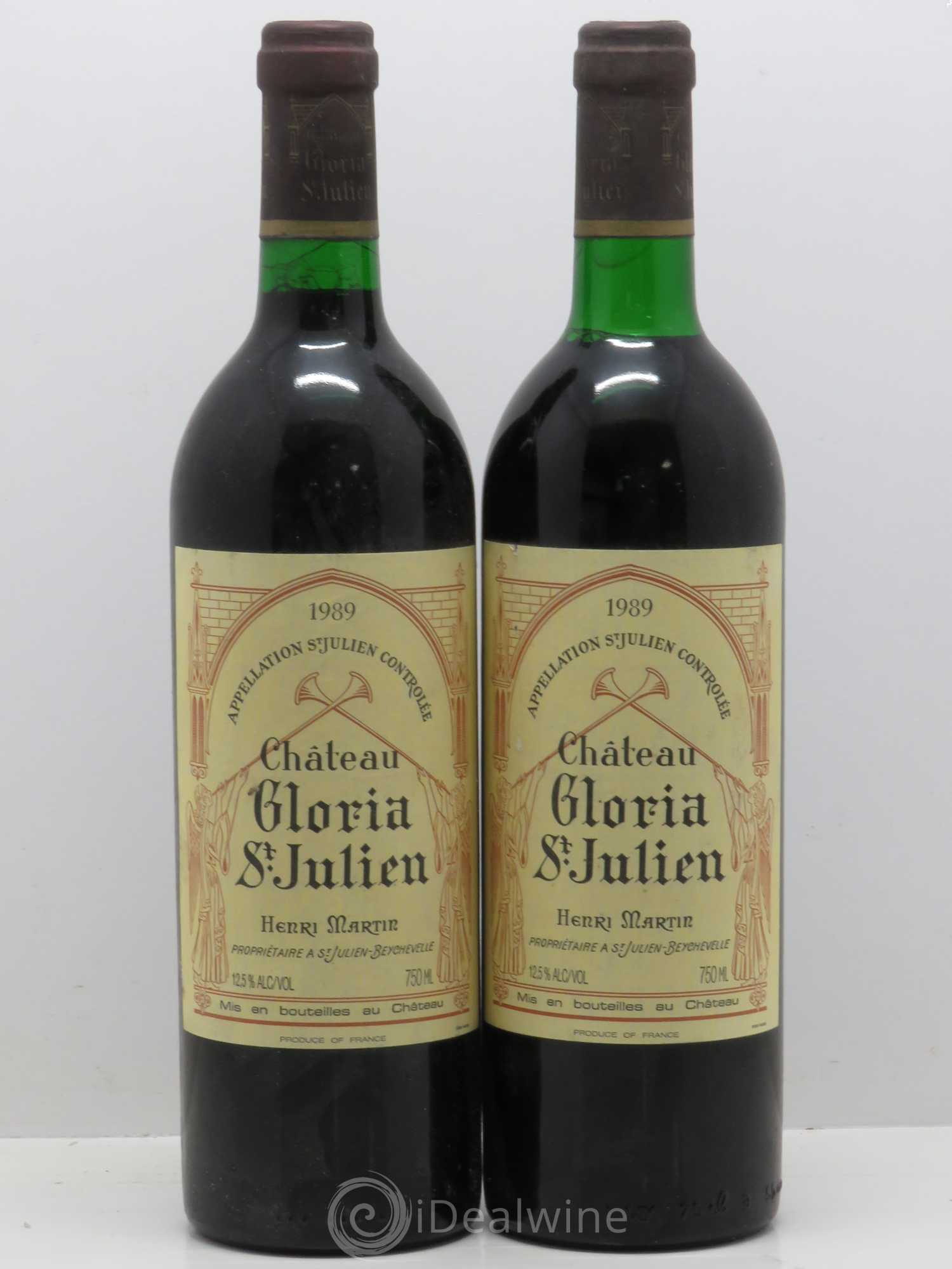 Château Gloria 1989 - Lot de 2 bouteilles - 0