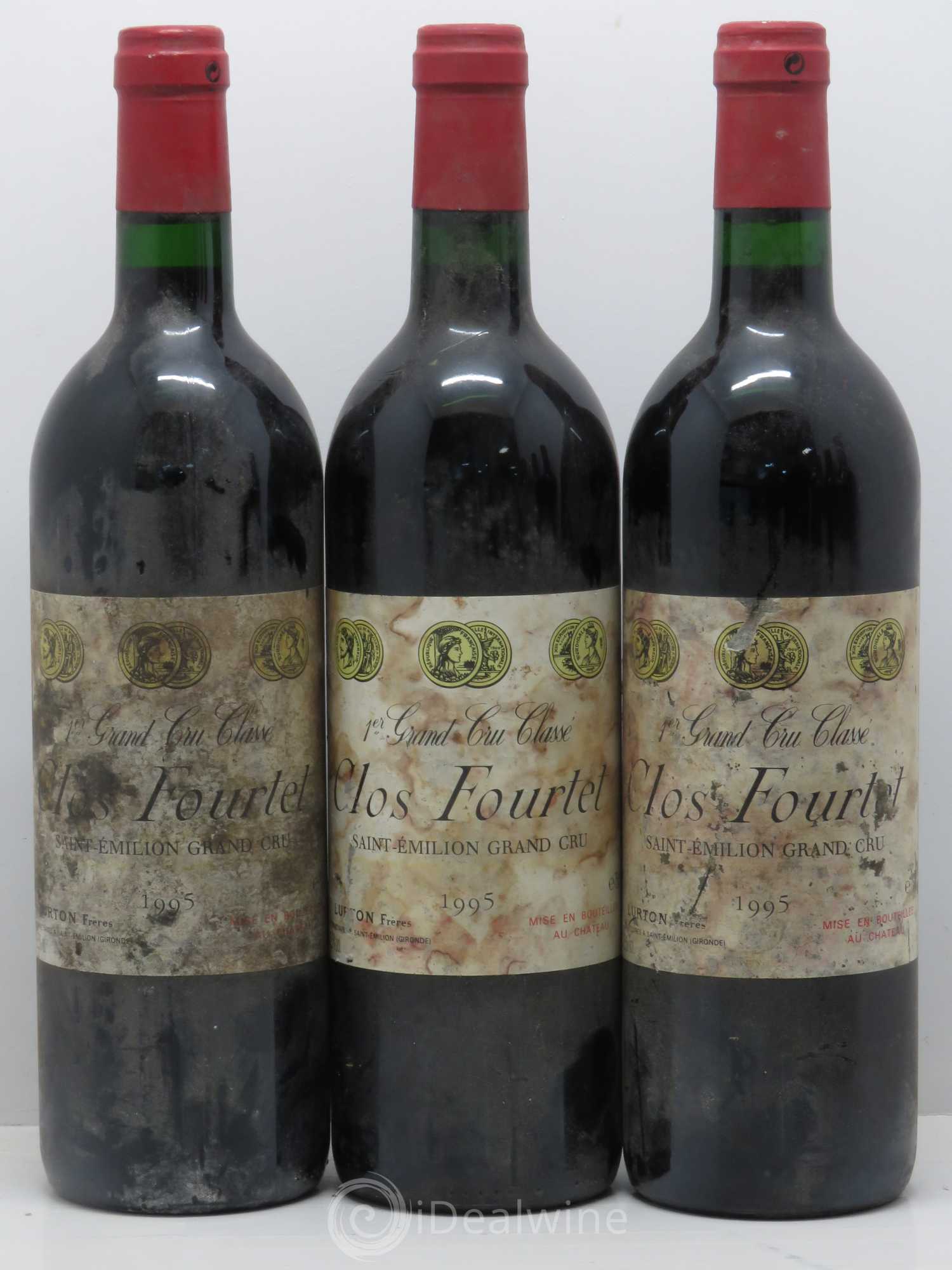 Clos Fourtet 1er Grand Cru Classé B 1995 - Lot de 12 bouteilles - 3