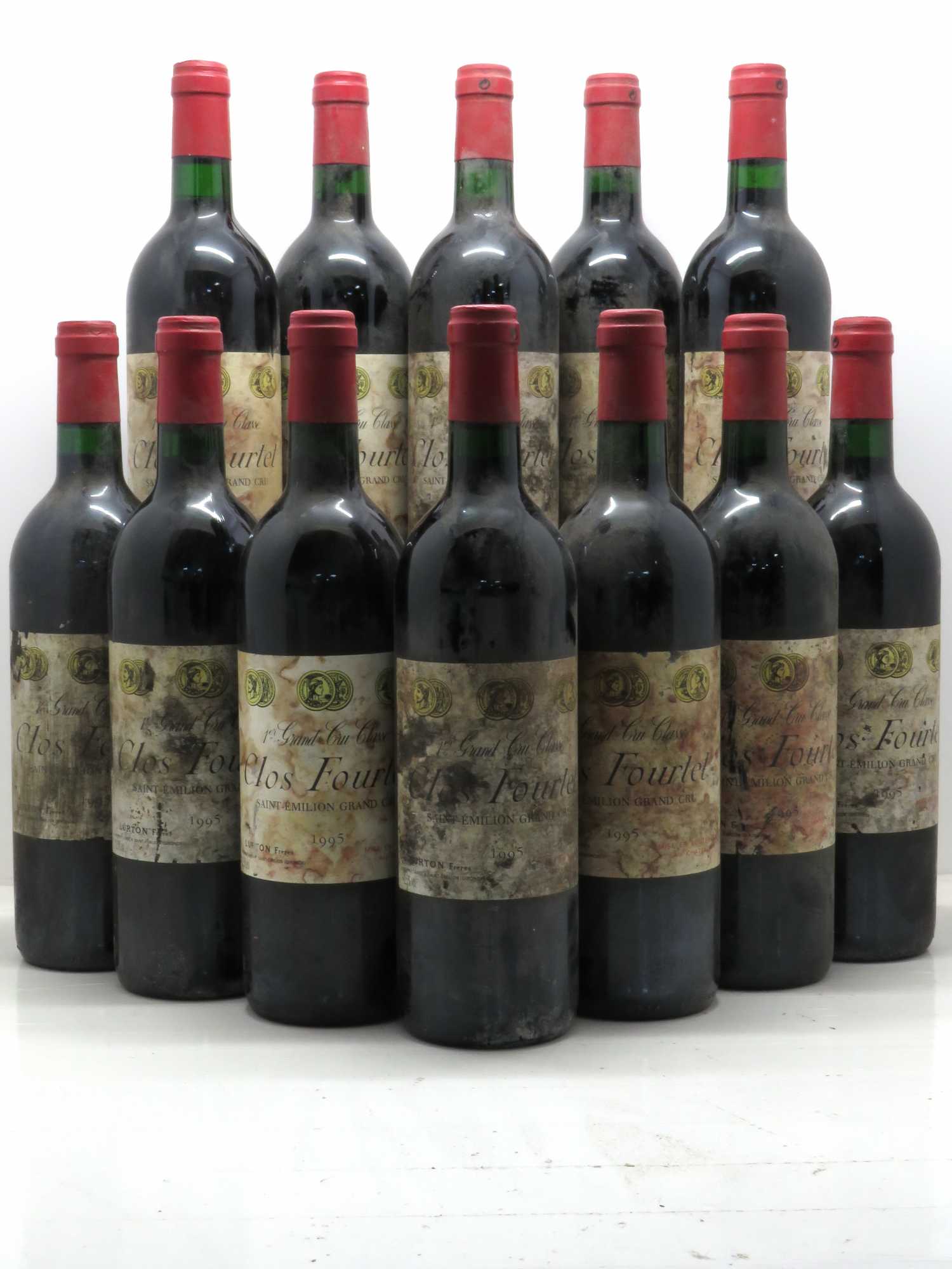Clos Fourtet 1er Grand Cru Classé B 1995 - Lot de 12 bouteilles - 0