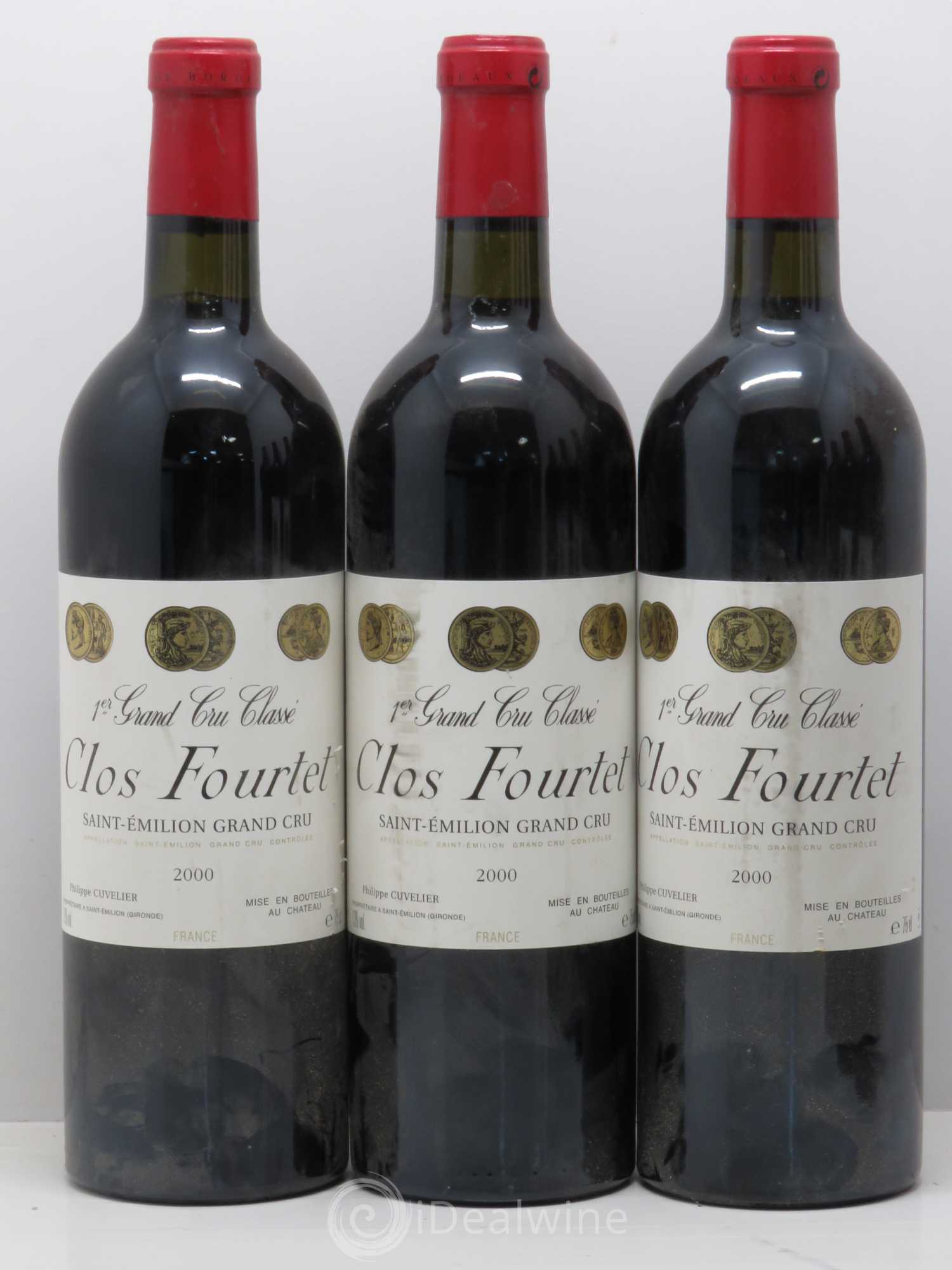 Clos Fourtet 1er Grand Cru Classé B 2000 - Lot de 6 bouteilles - 1