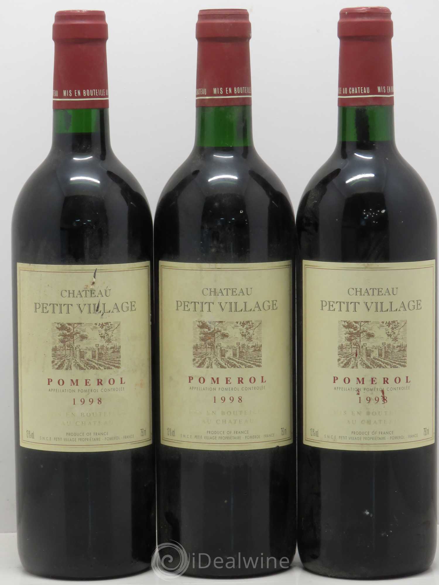 Château Petit Village 1998 - Lot de 6 bouteilles - 2