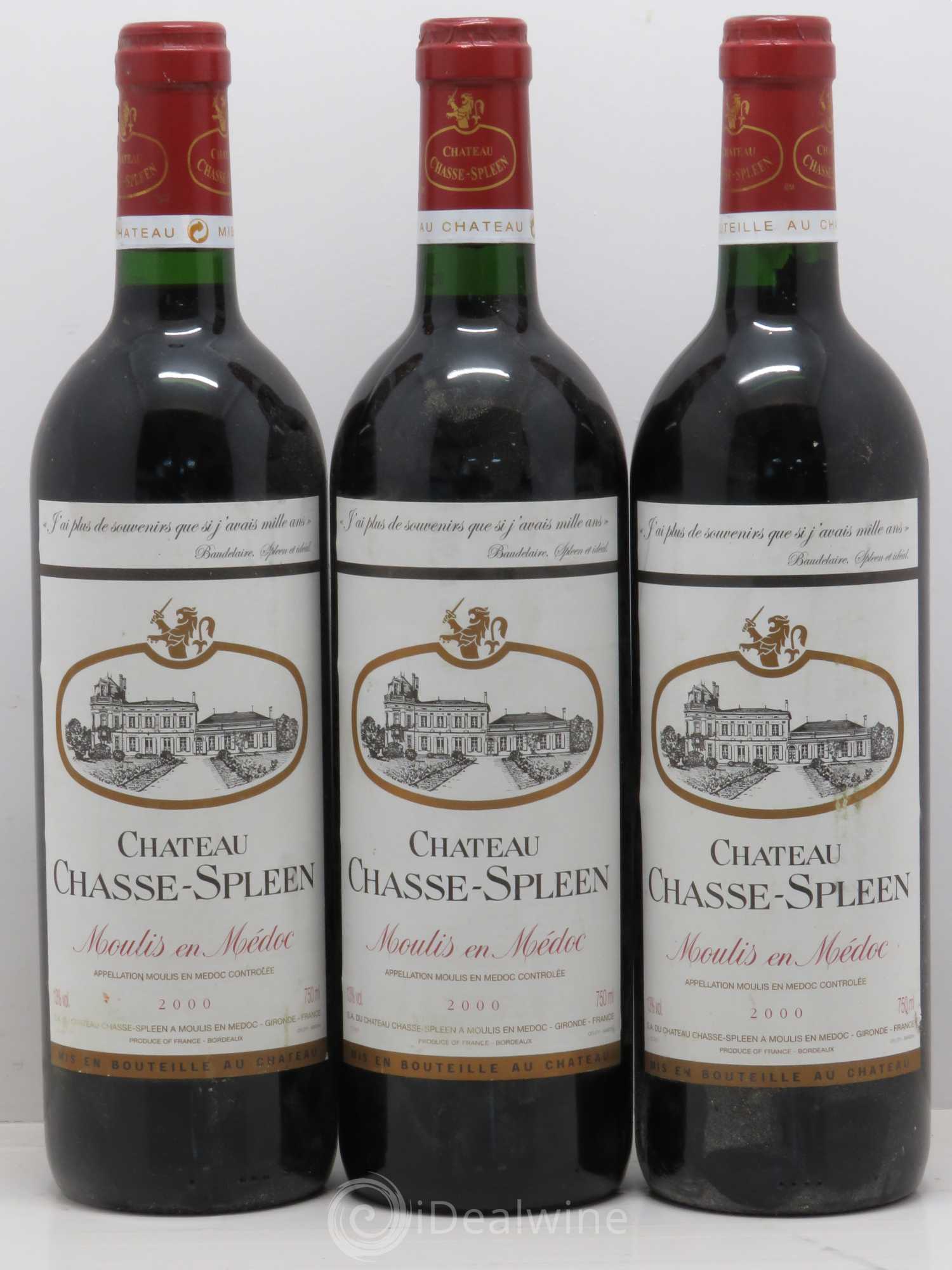 Château Chasse Spleen 2000 - Lot de 6 bouteilles - 2