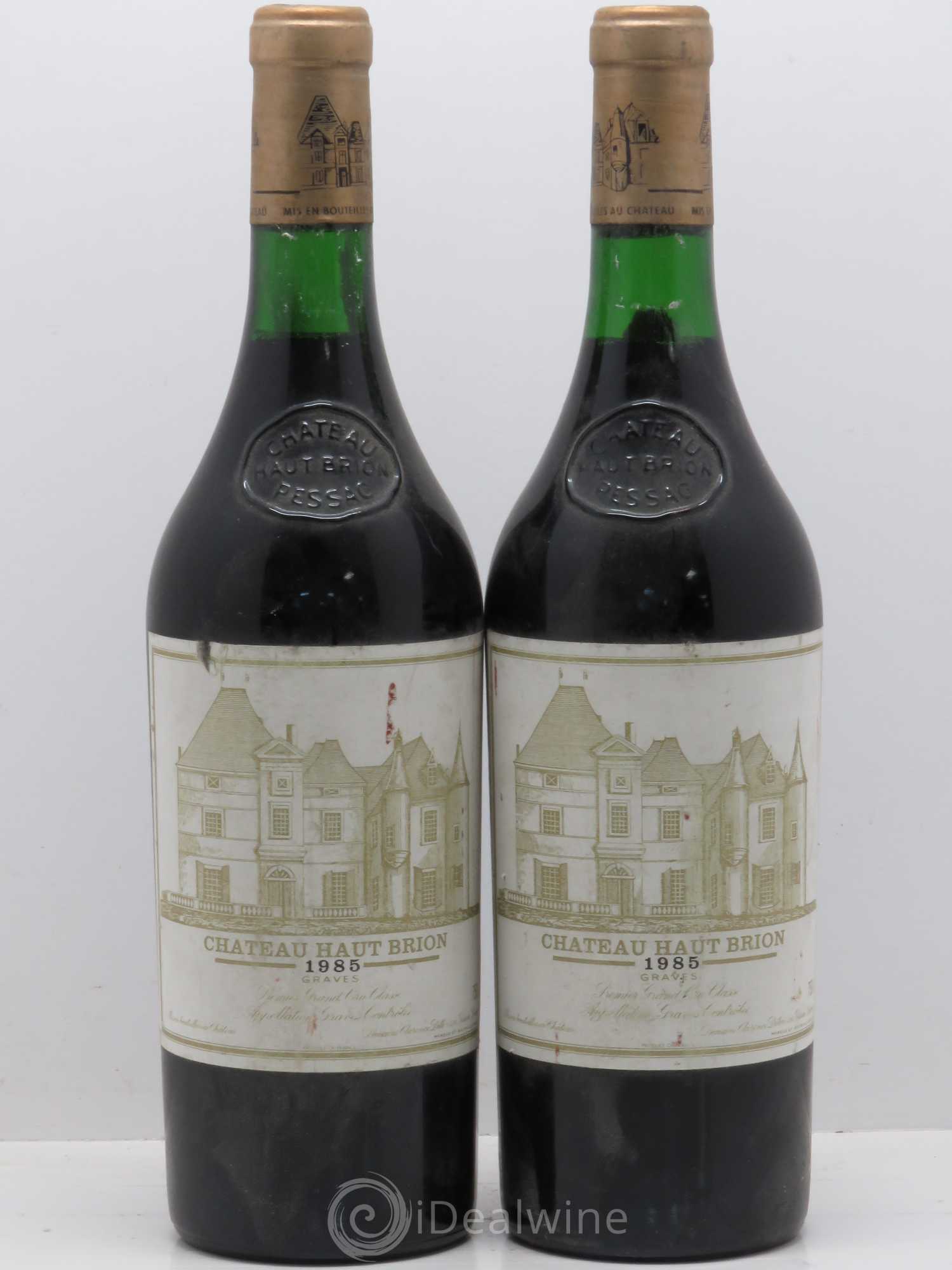 Château Haut Brion 1er Grand Cru Classé 1985 - Lot de 2 bouteilles - 0