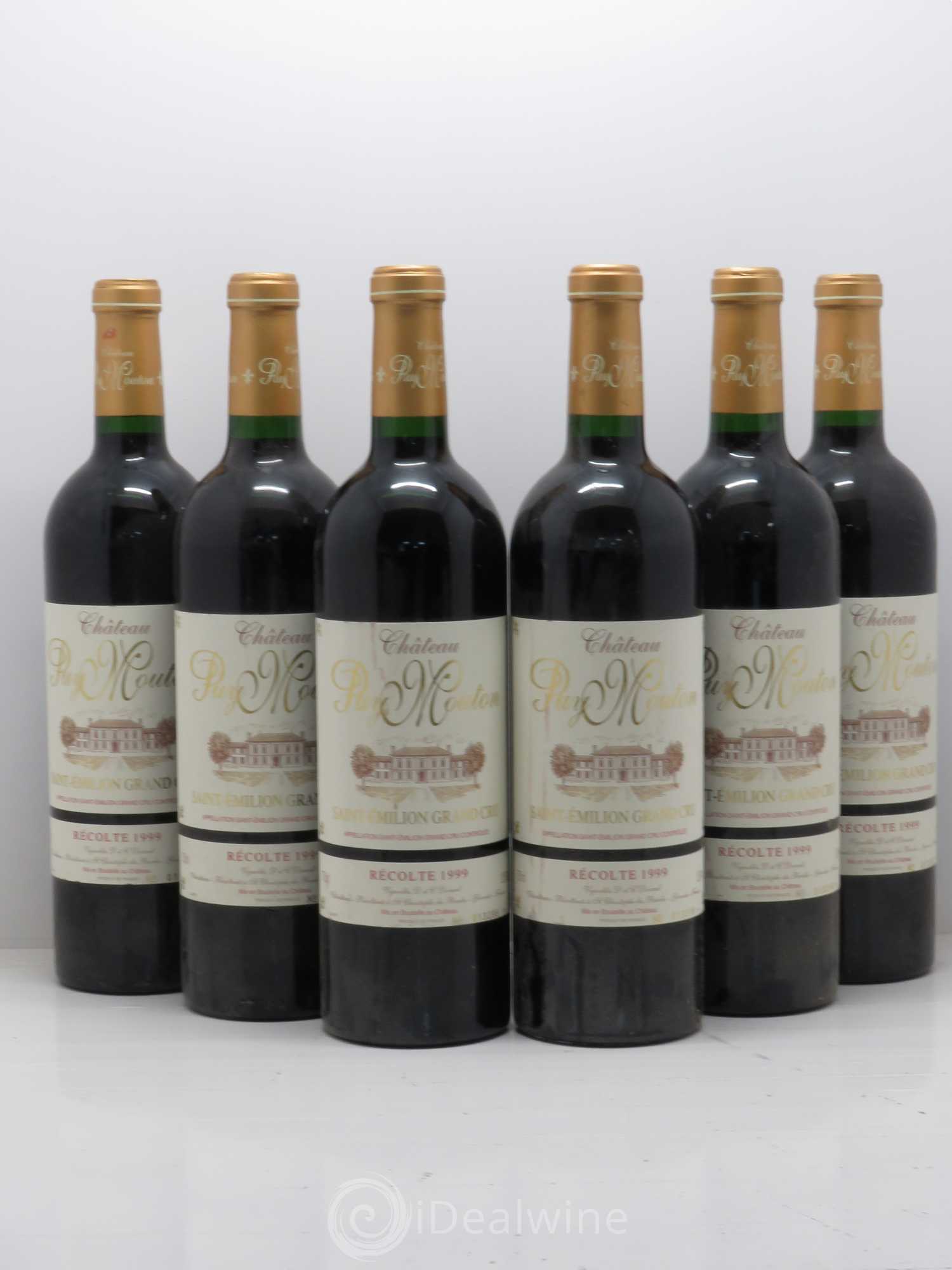 Saint-Émilion Puy Mouton 1999 - Posten von 6 Flaschen - 0