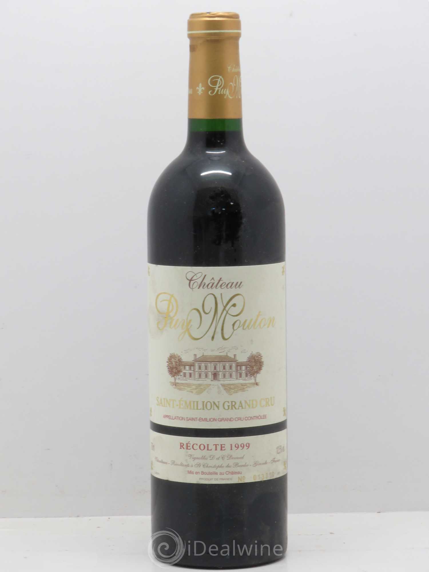 Saint-Émilion Puy Mouton 1999 - Posten von 1 Flasche - 0