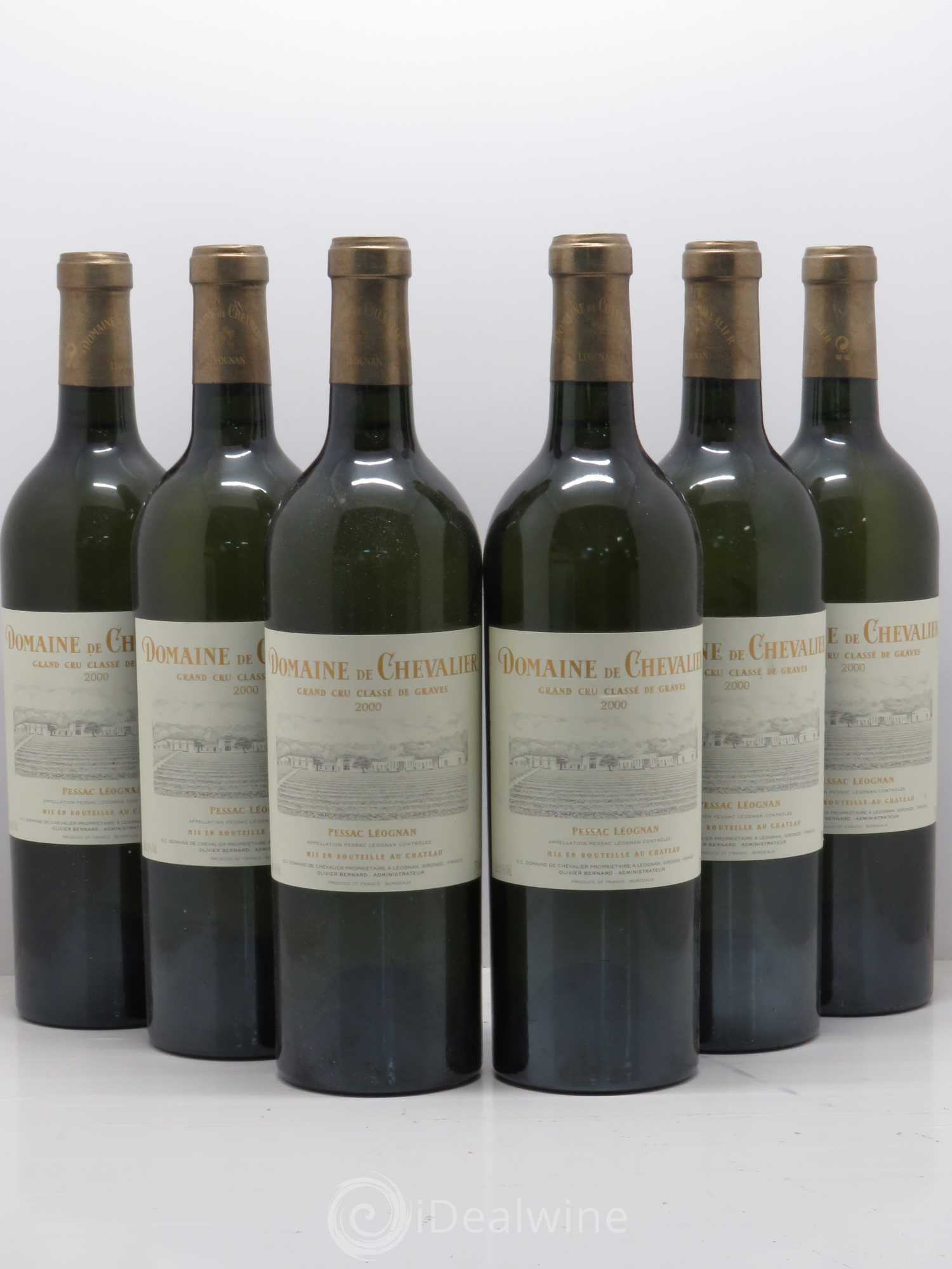 Domaine de Chevalier Cru Classé de Graves 2000 - Lot de 6 bouteilles - 0