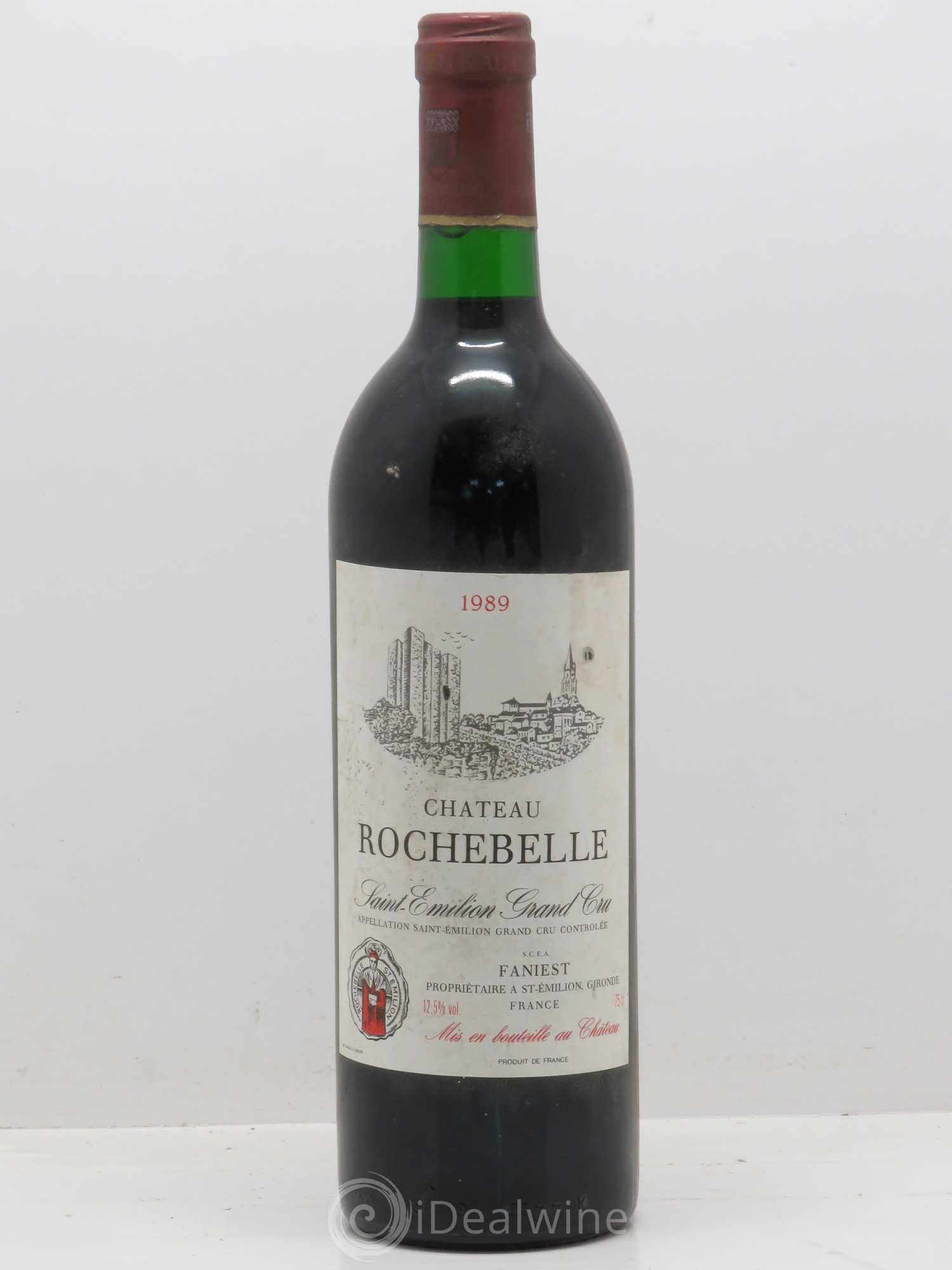 Saint-Émilion Rochebelle 1989 - Lot de 1 bouteille - 0