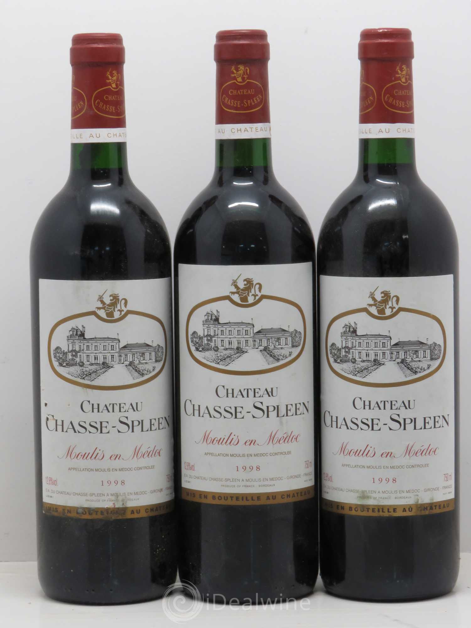 Château Chasse Spleen 1998 - Lot de 6 bouteilles - 2