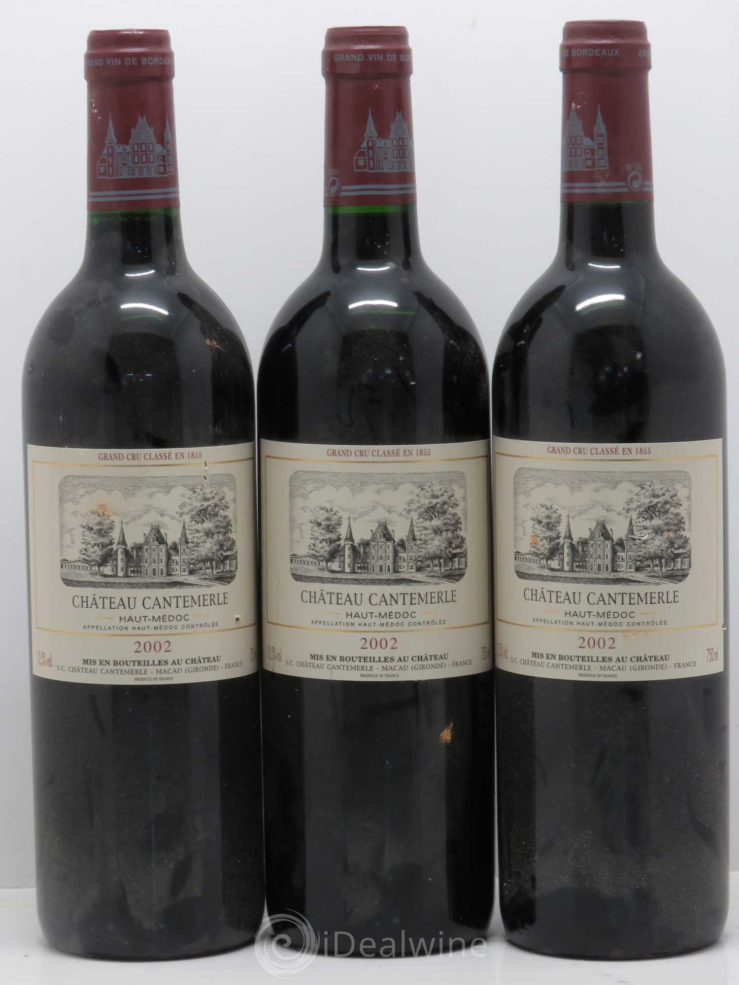 Château Cantemerle 5ème Grand Cru Classé 2002 - Lot de 6 bouteilles - 2