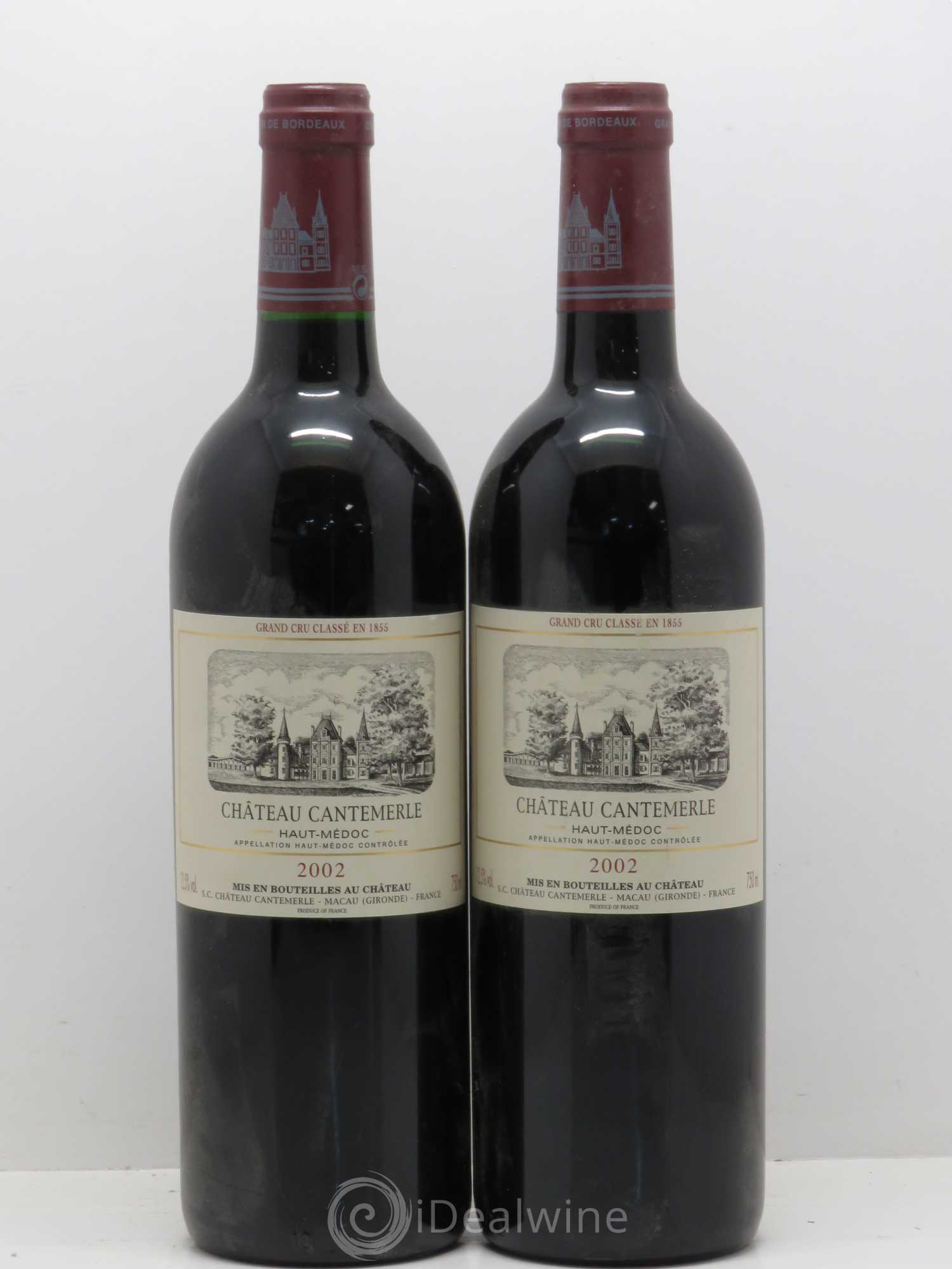 Château Cantemerle 5ème Grand Cru Classé 2002 - Lot de 5 bouteilles - 2