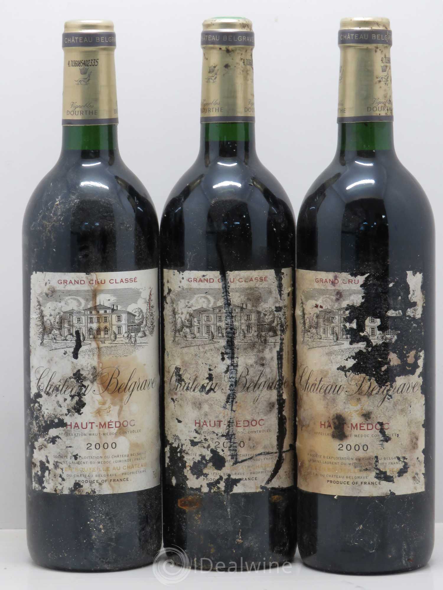 Château Belgrave 5ème Grand Cru Classé 2000 - Lot de 12 bouteilles - 4