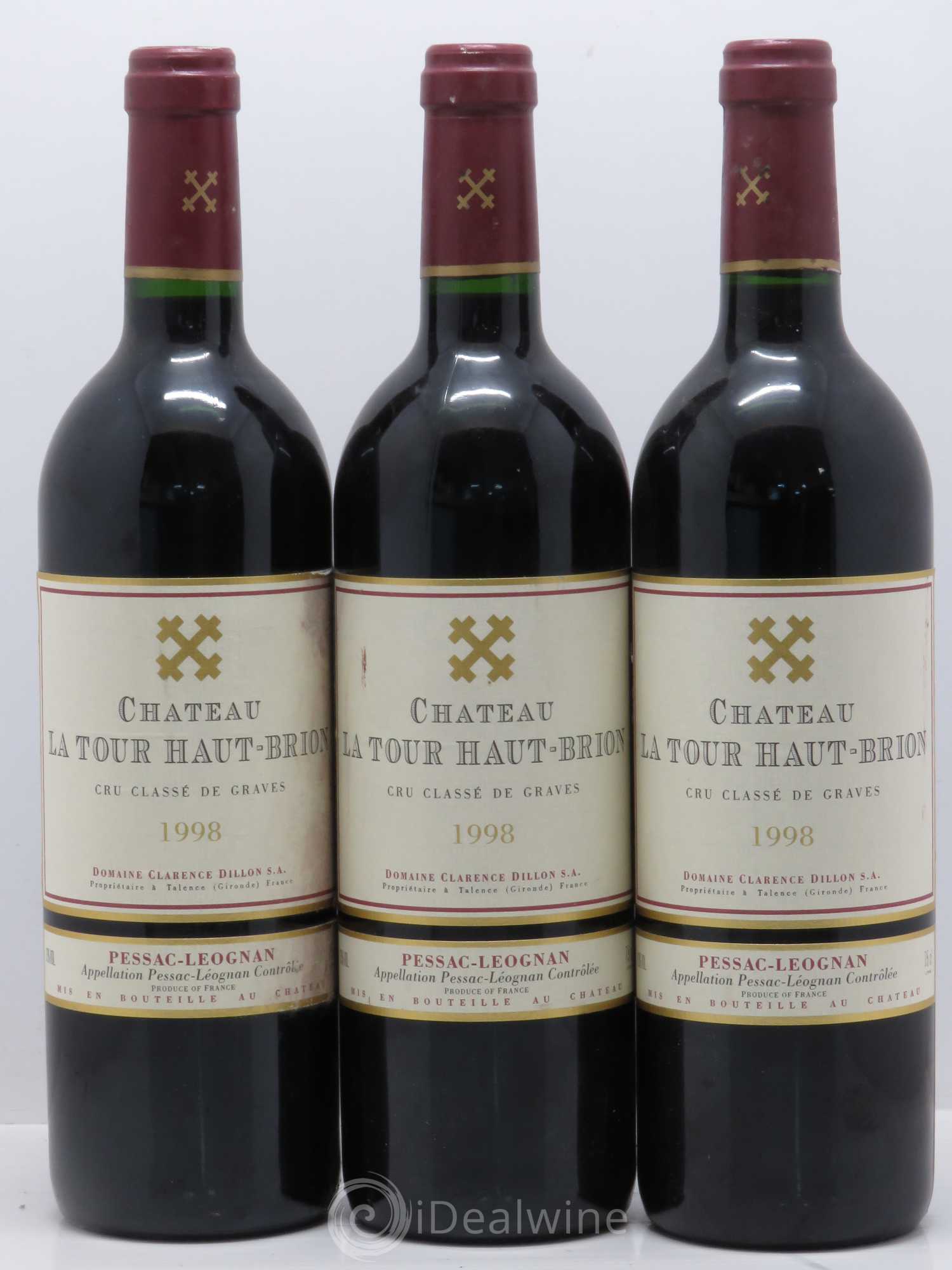 Château la Tour Haut-Brion Cru Classé de Graves 1998 - Lot of 6 bottles - 2