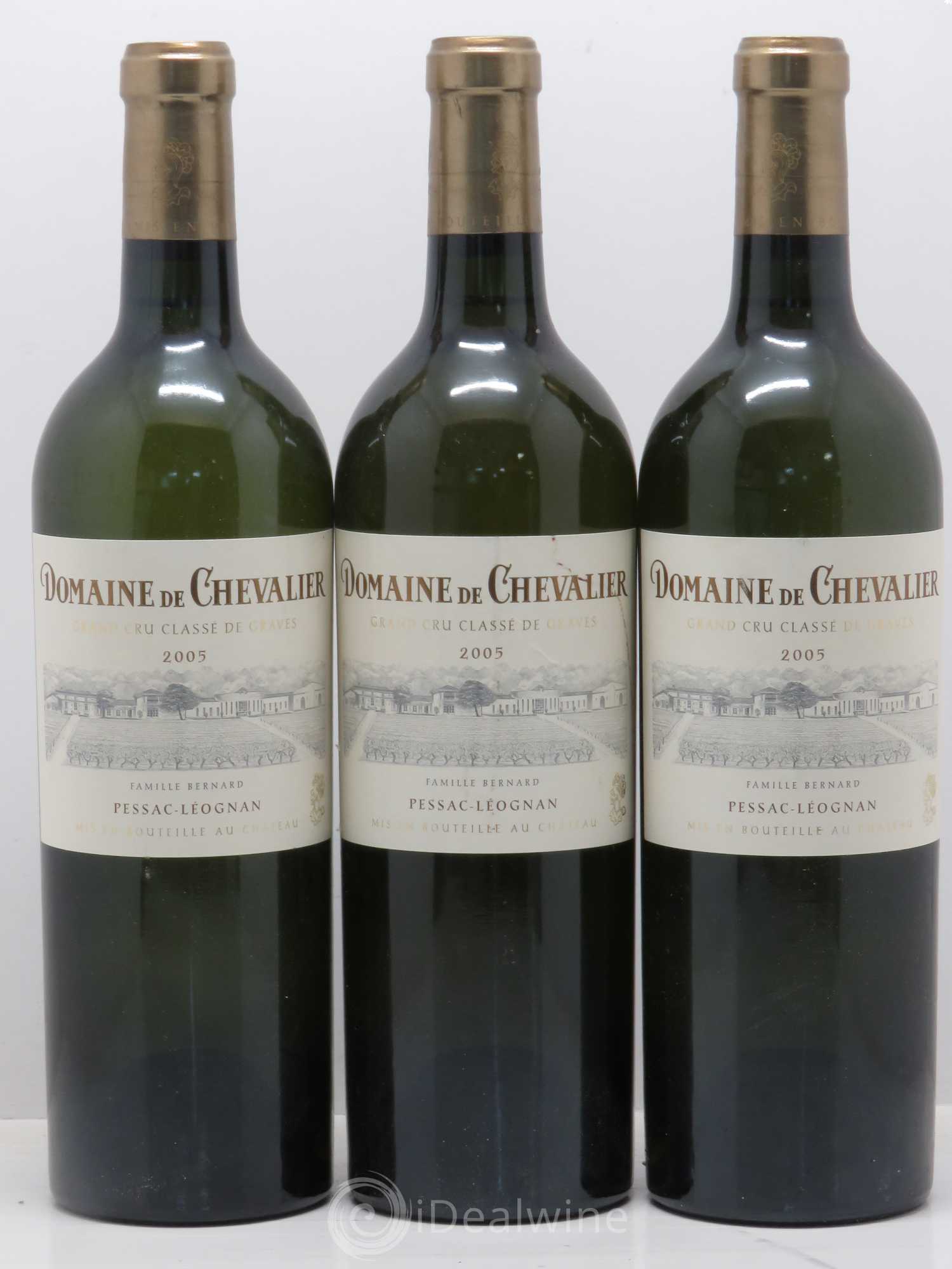 Domaine de Chevalier Cru Classé de Graves 2005 - Lot de 3 bouteilles - 0