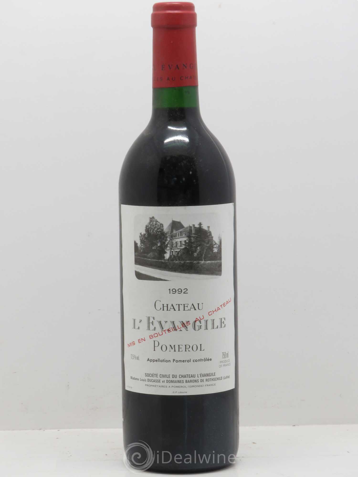 Château l' Évangile 1992 - Lot de 1 bouteille - 0