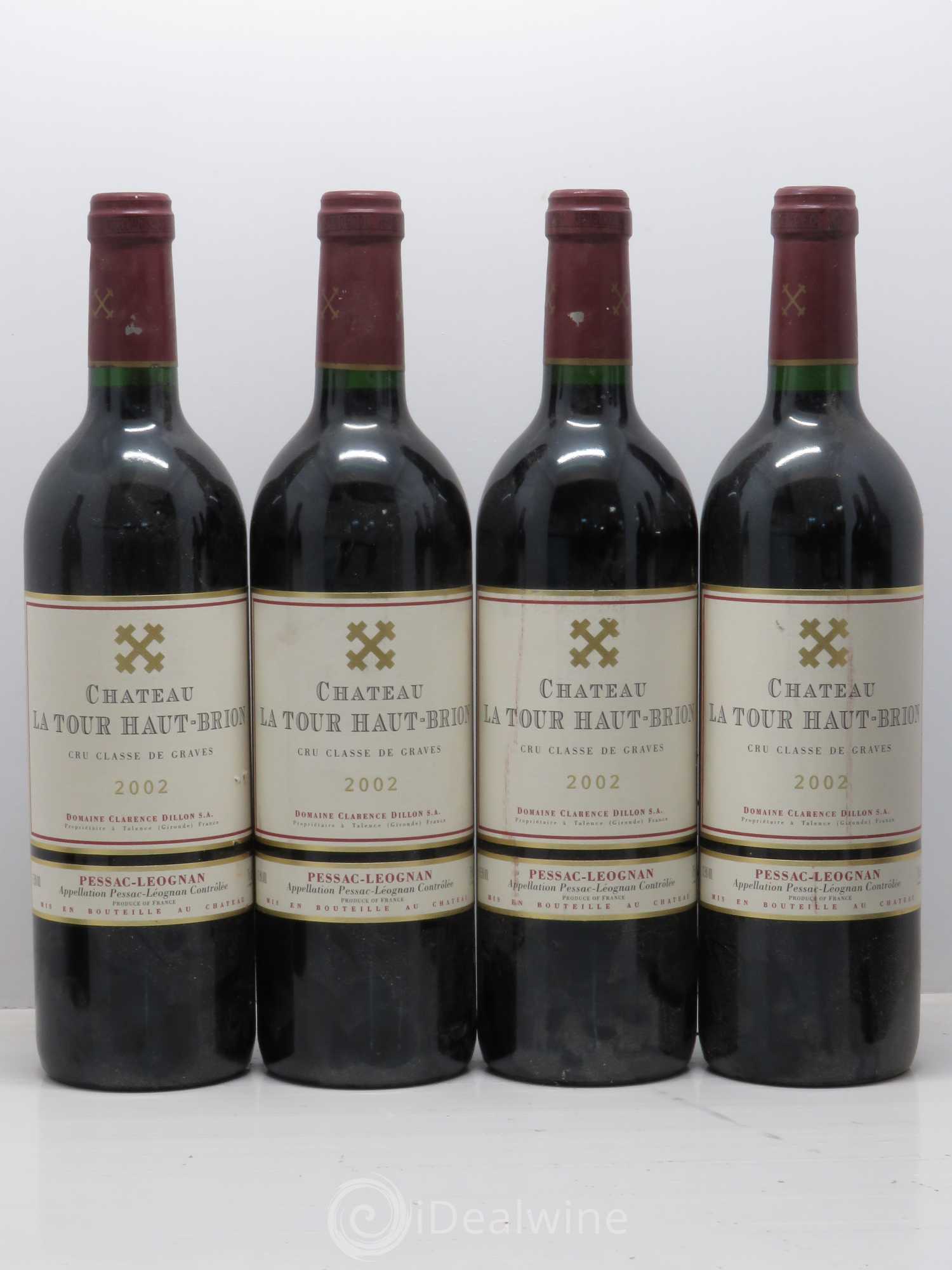 Château la Tour Haut-Brion Cru Classé de Graves 2002 - Lot de 7 bouteilles - 1