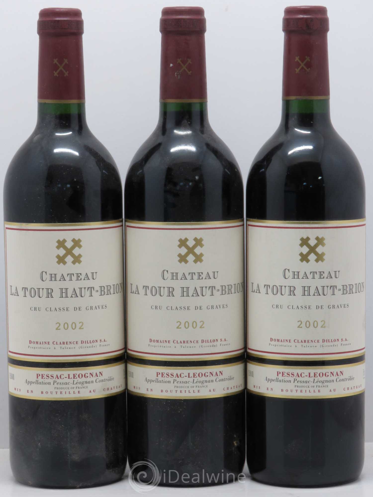 Château la Tour Haut-Brion Cru Classé de Graves 2002 - Lot de 7 bouteilles - 2