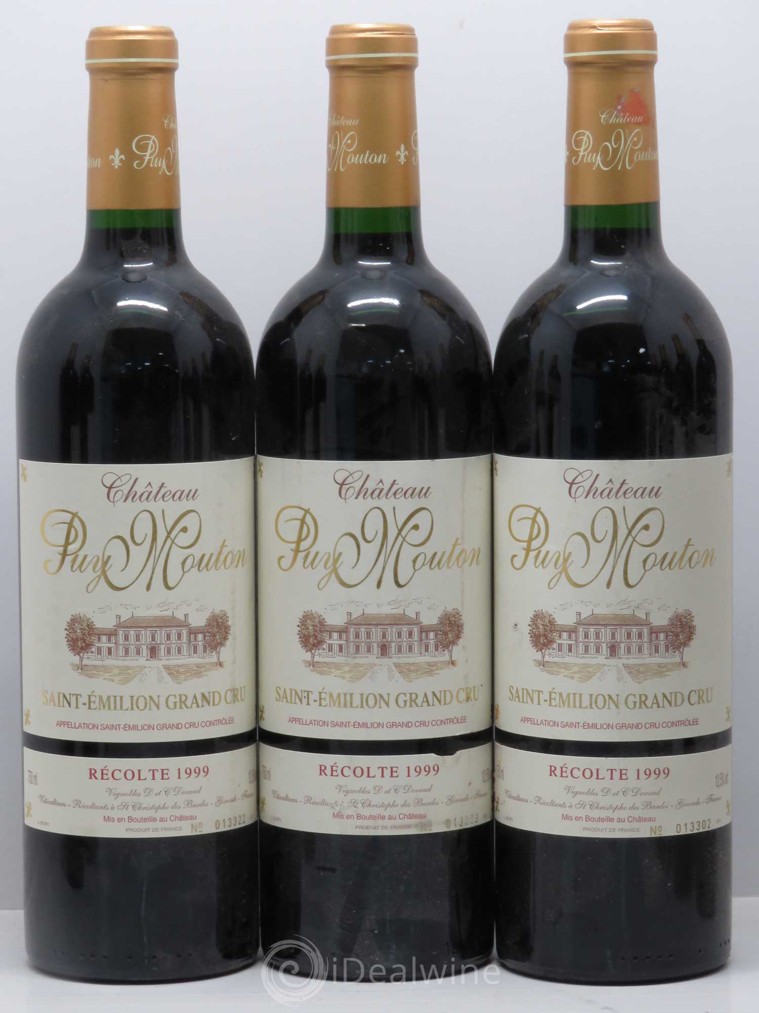 Saint-Émilion Puy Mouton 1999 - Lot de 12 bouteilles - 2