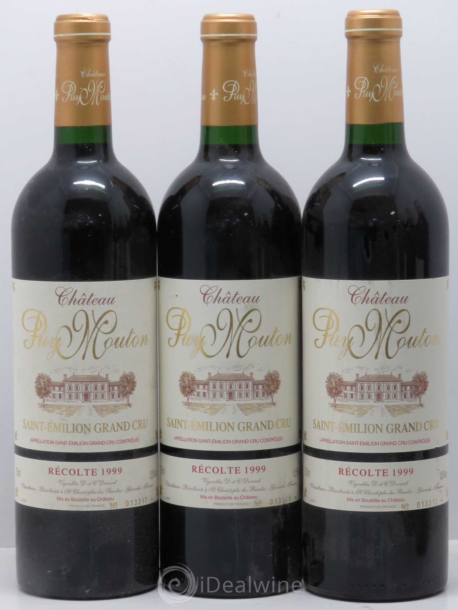 Saint-Émilion Puy Mouton 1999 - Lot de 12 bouteilles - 3